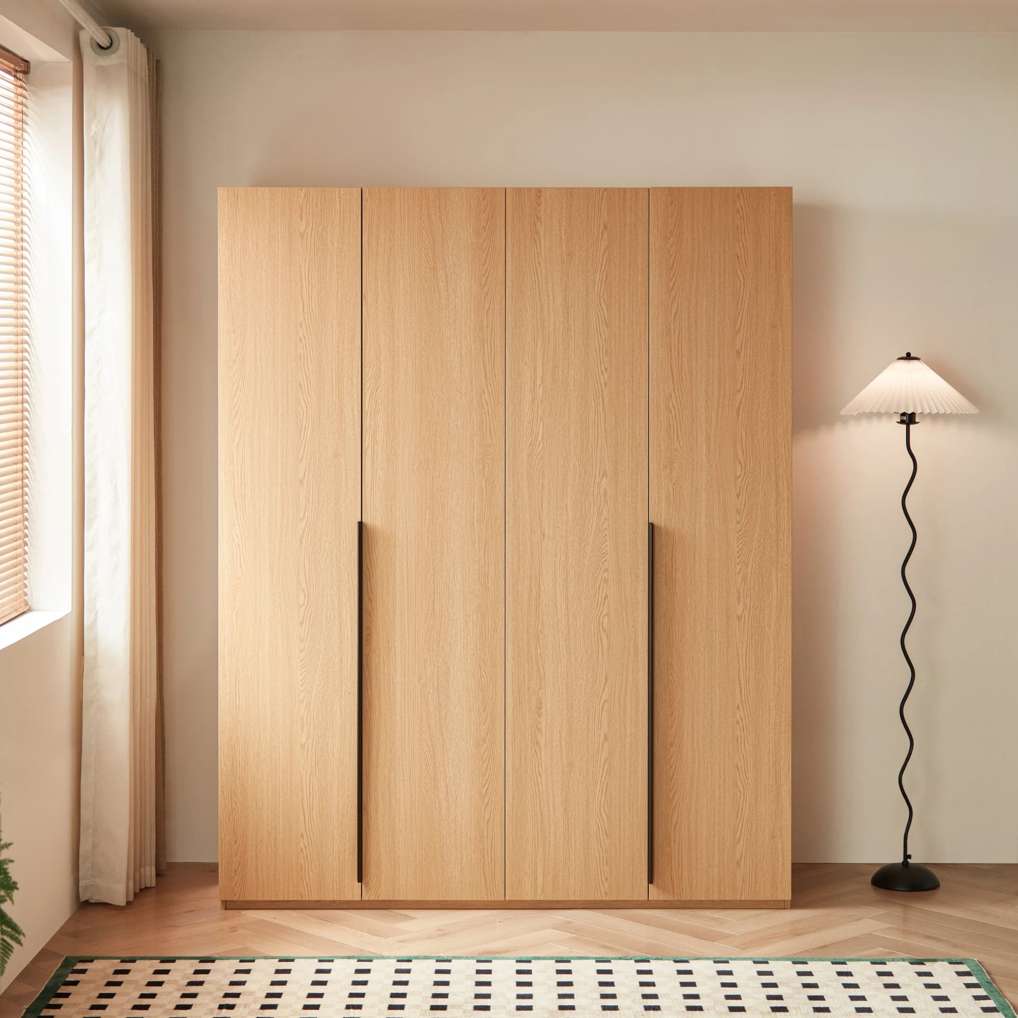Linspire Cedar 4-Door Wardrobe