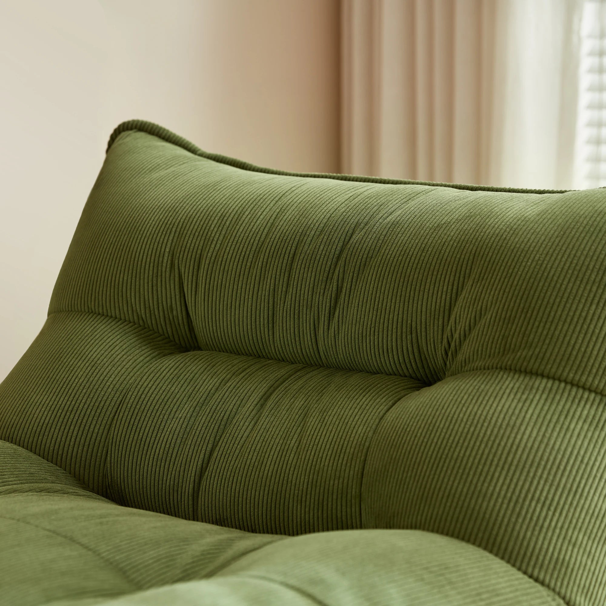 Linspire Eloni Corduroy Lounge Chair, Green
