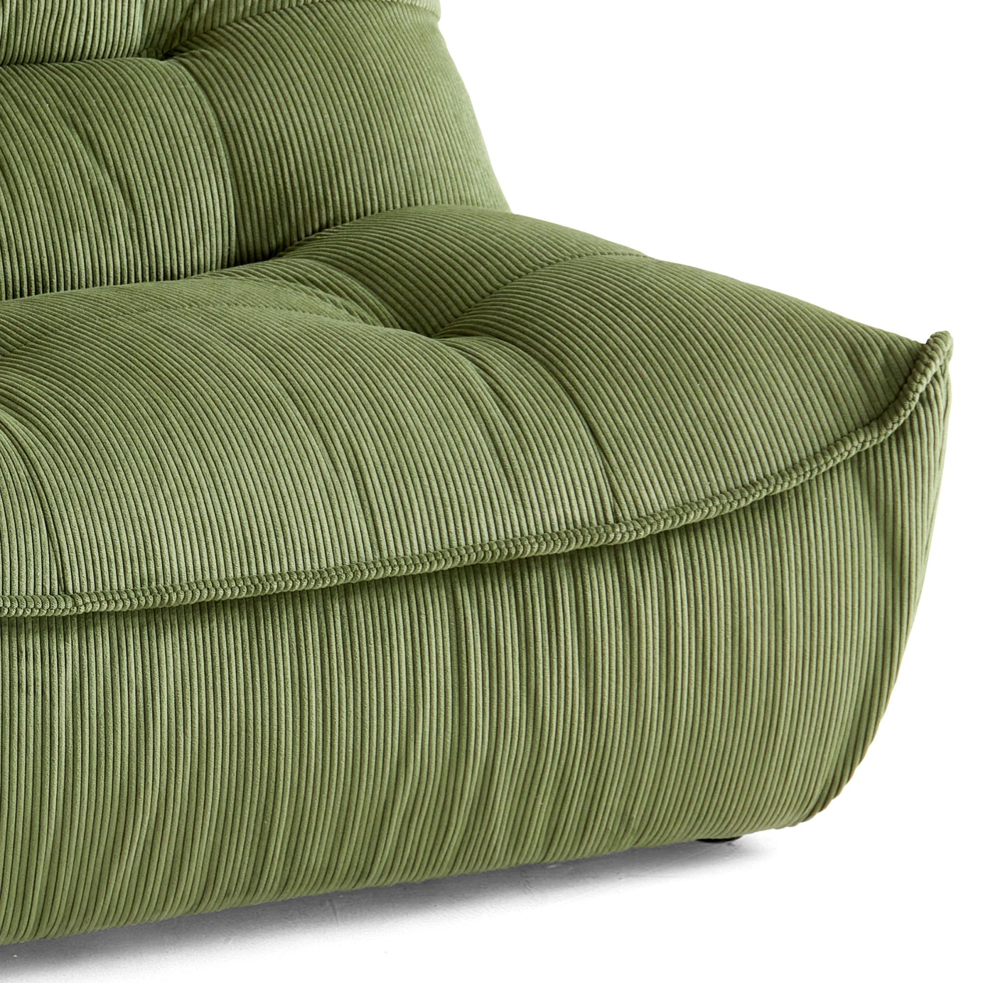 Linspire Eloni Corduroy Lounge Chair, Green