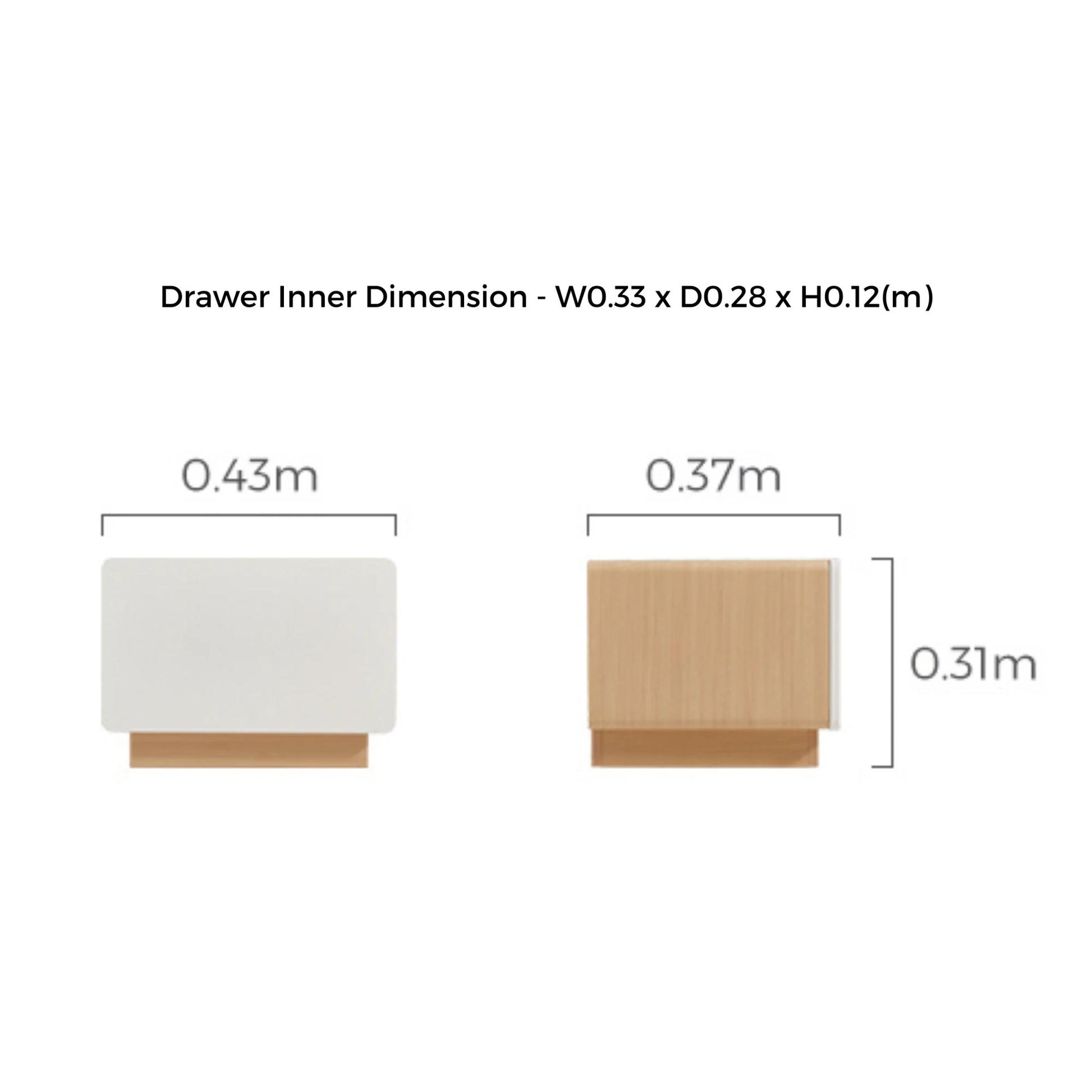 Linspire Pristine Bedside Table