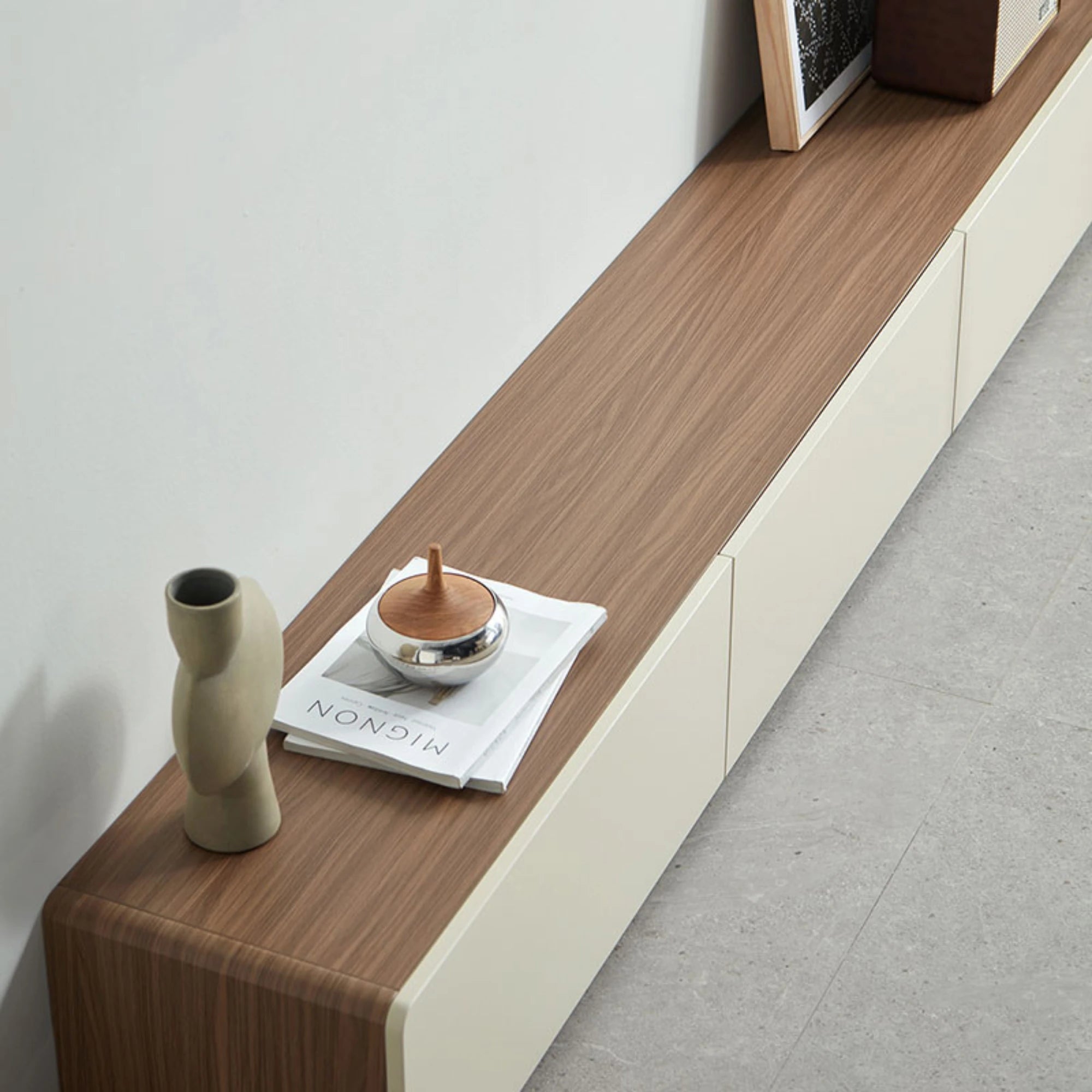 Linspire Pristine Entertainment Unit, W200cm