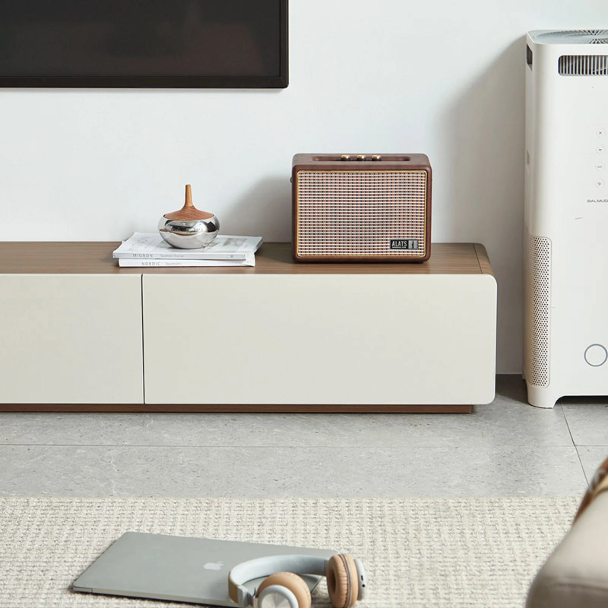 Linspire Pristine Entertainment Unit, W200cm
