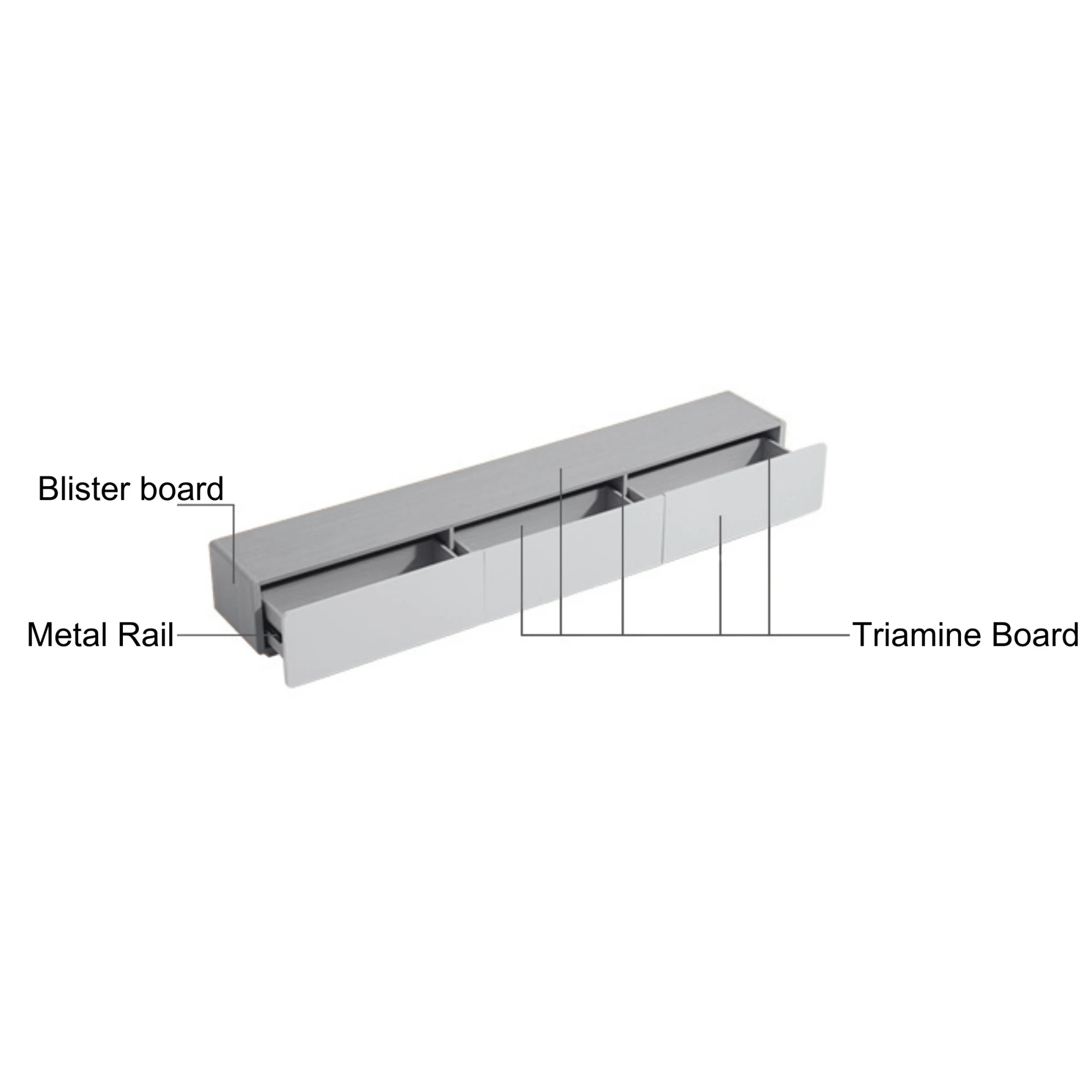 Linspire Pristine Entertainment Unit, W200cm