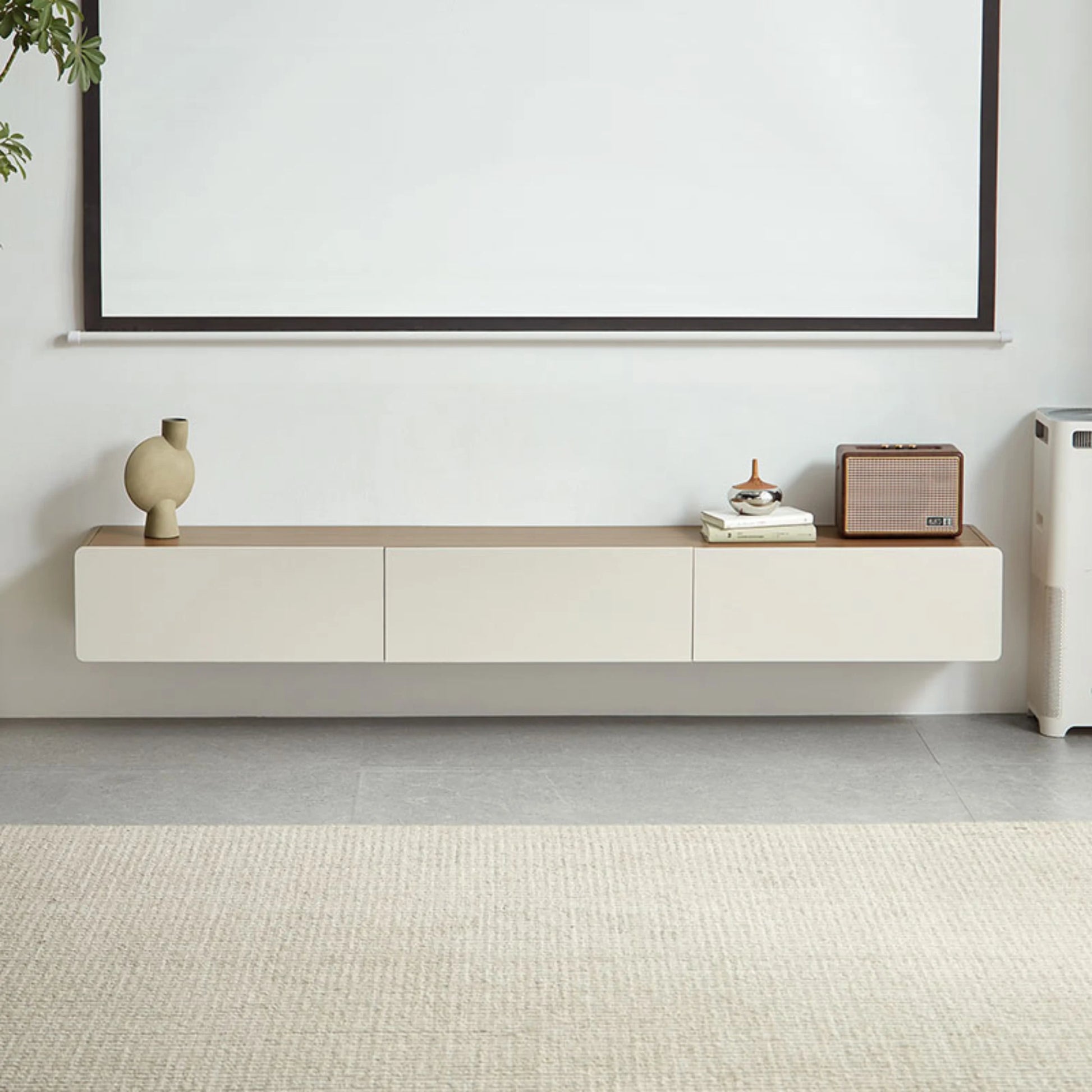 Linspire Pristine Floating Entertainment Unit, W200cm