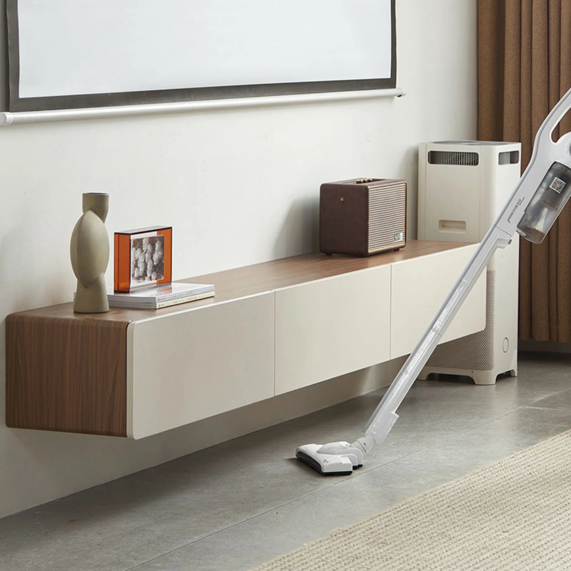 Linspire Pristine Floating Entertainment Unit, W200cm
