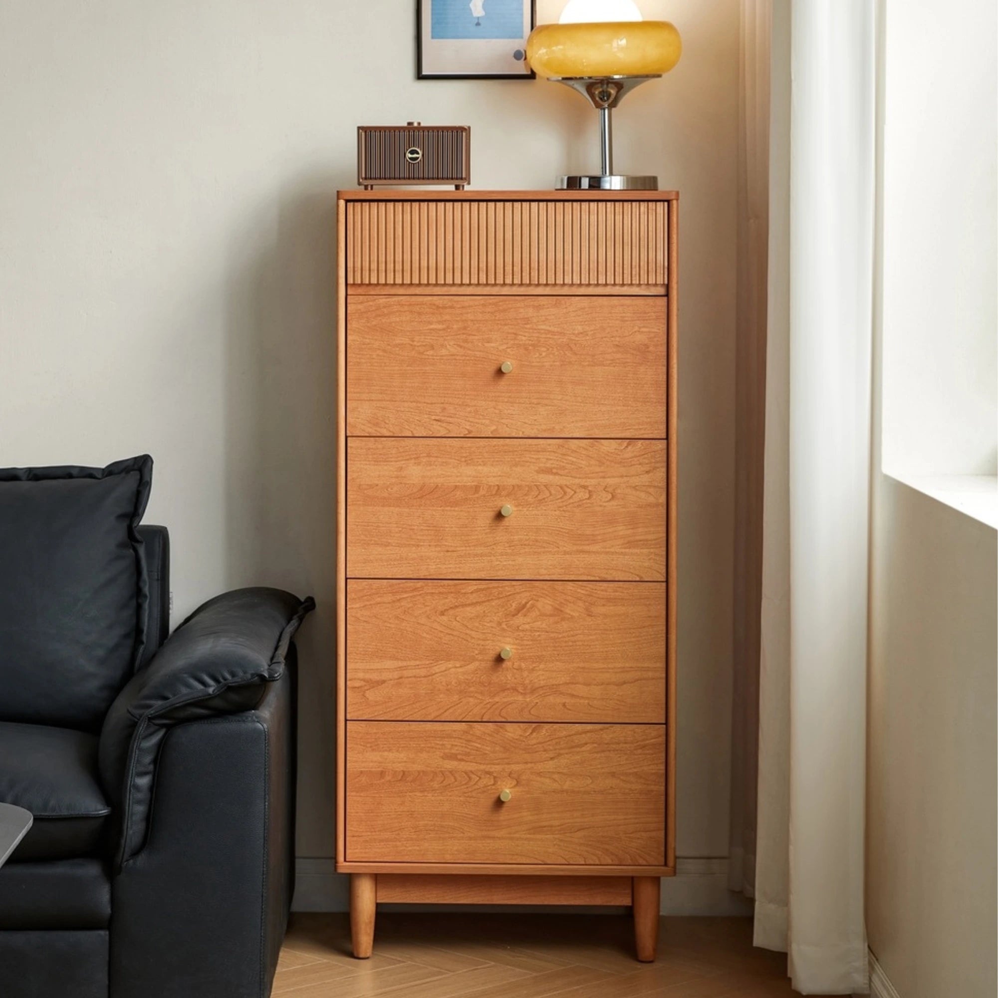 Linspire Railan Chest of 5 Drawers, Tall Boy