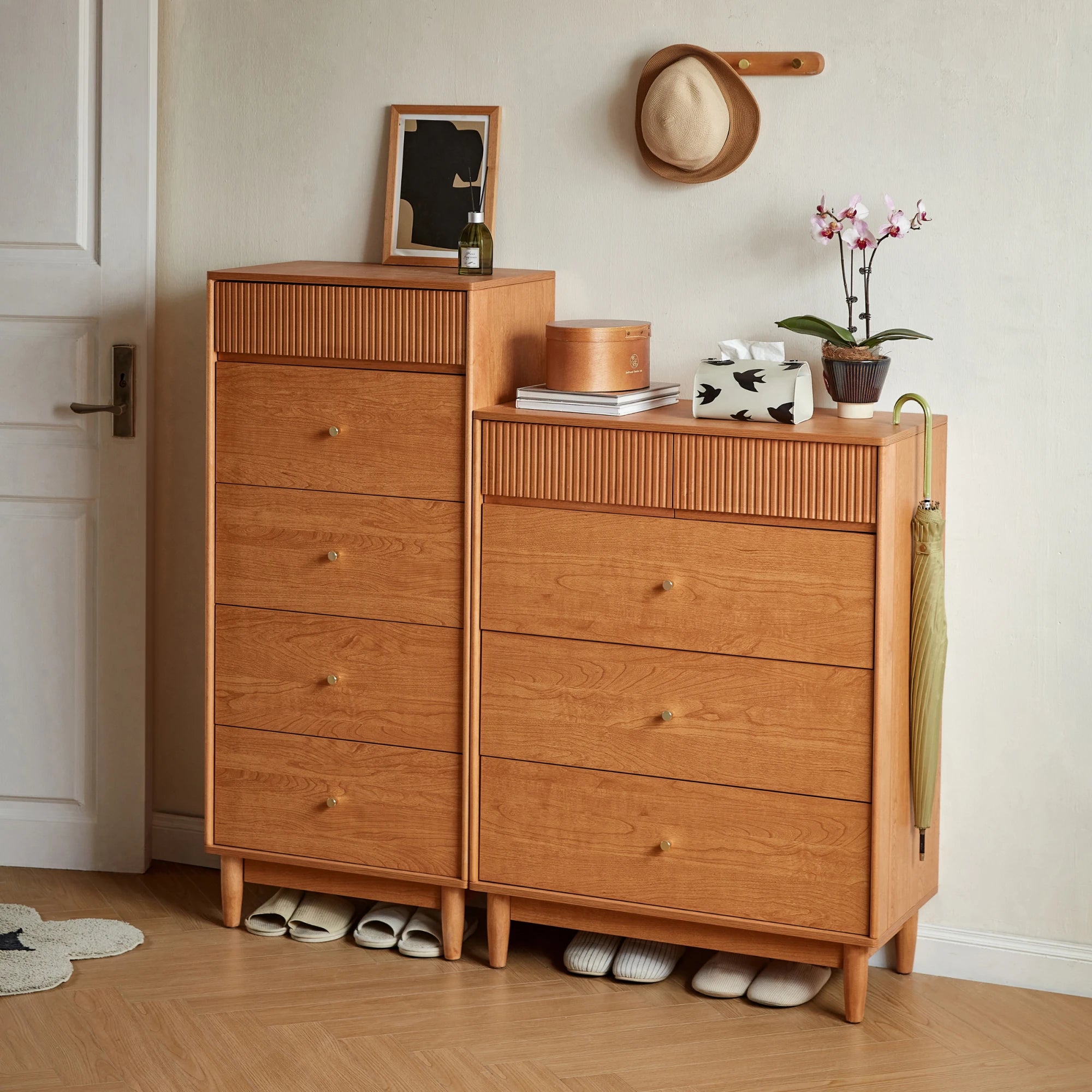 Linspire Railan Chest of 5 Drawers, Tall Boy