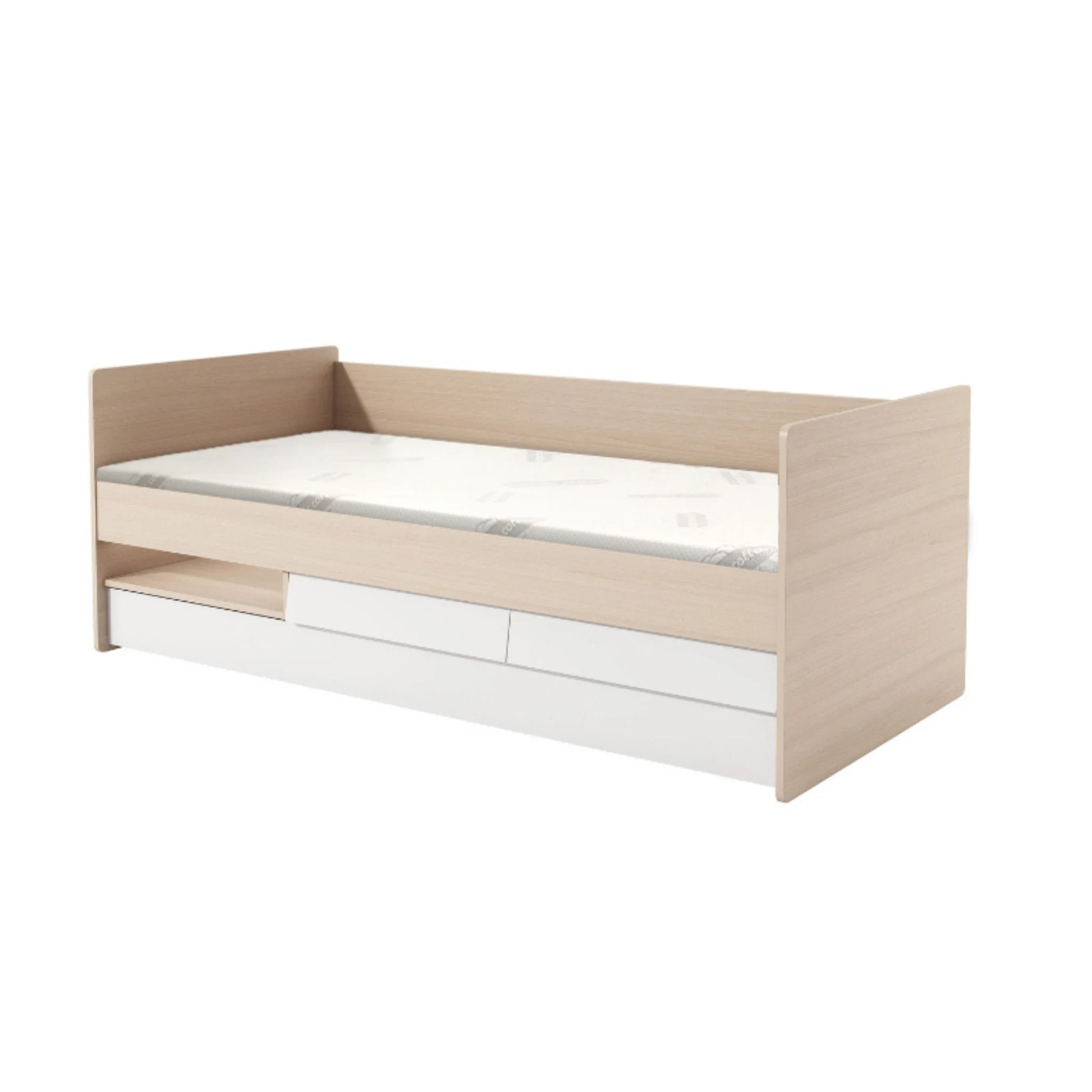 Lumo Slim Memory Foam Mattress, Medium Firm, Creamy White