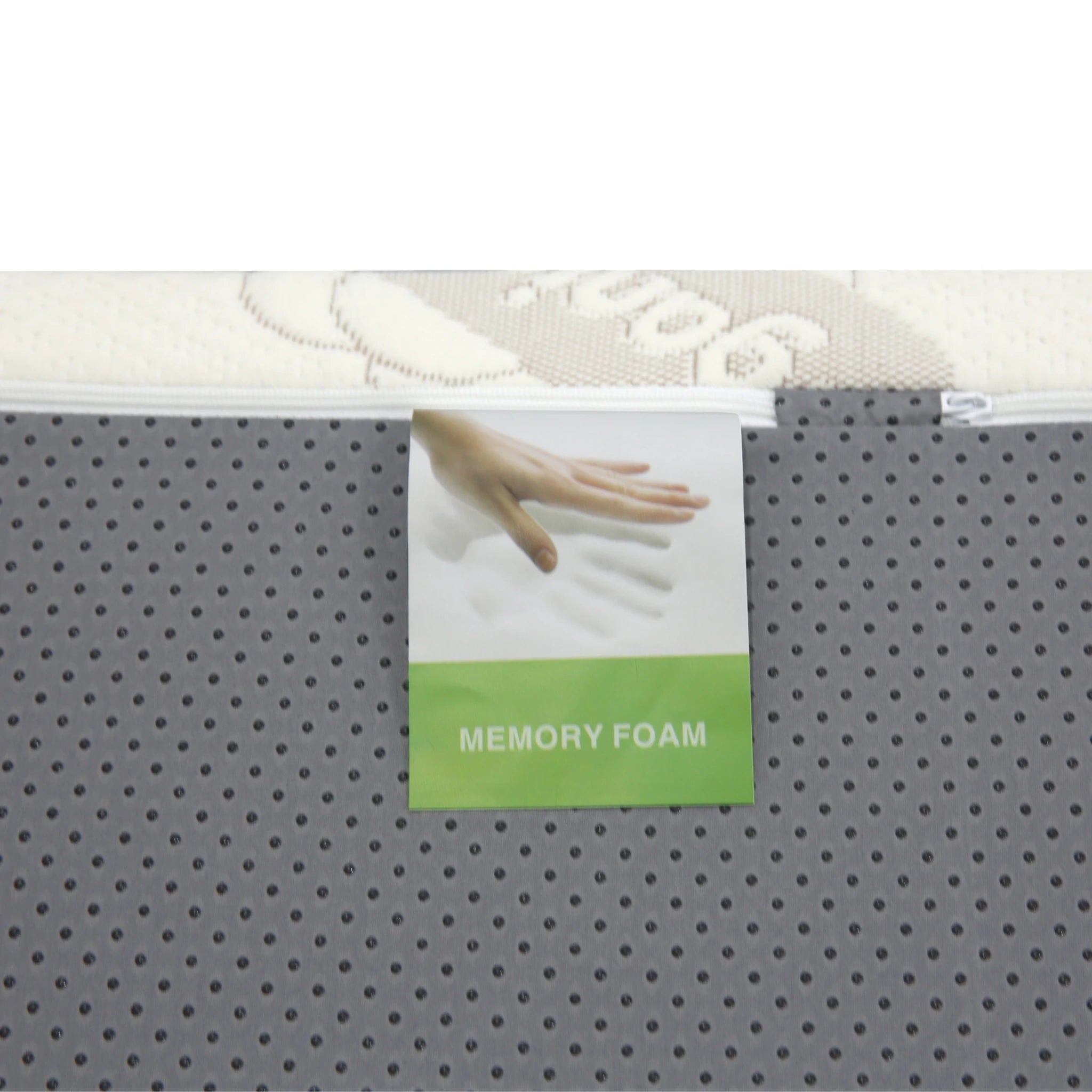 Lumo Slim Memory Foam Mattress, Medium Firm, Creamy White