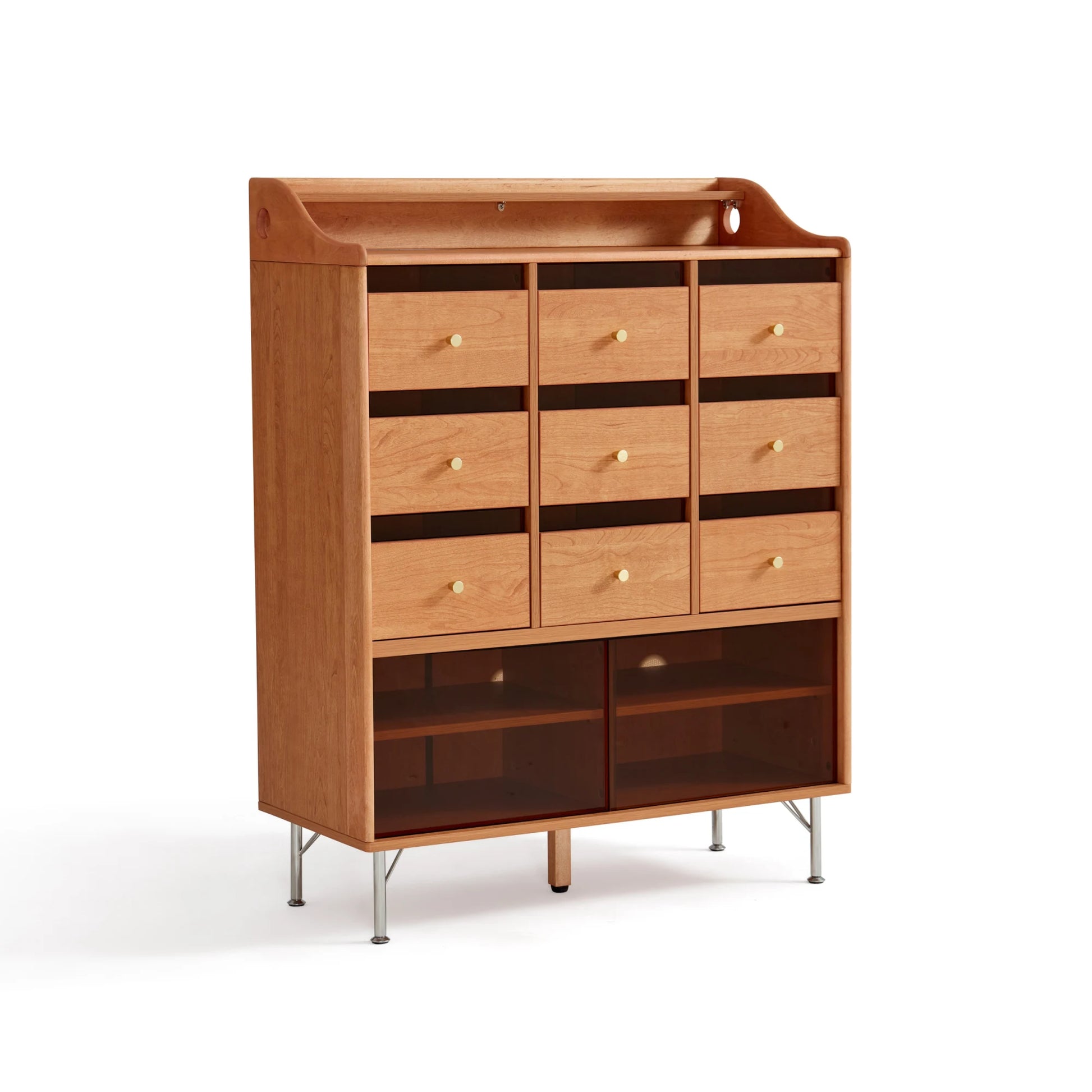 Linspire Railan Chest of 9 Drawers with Cabinets