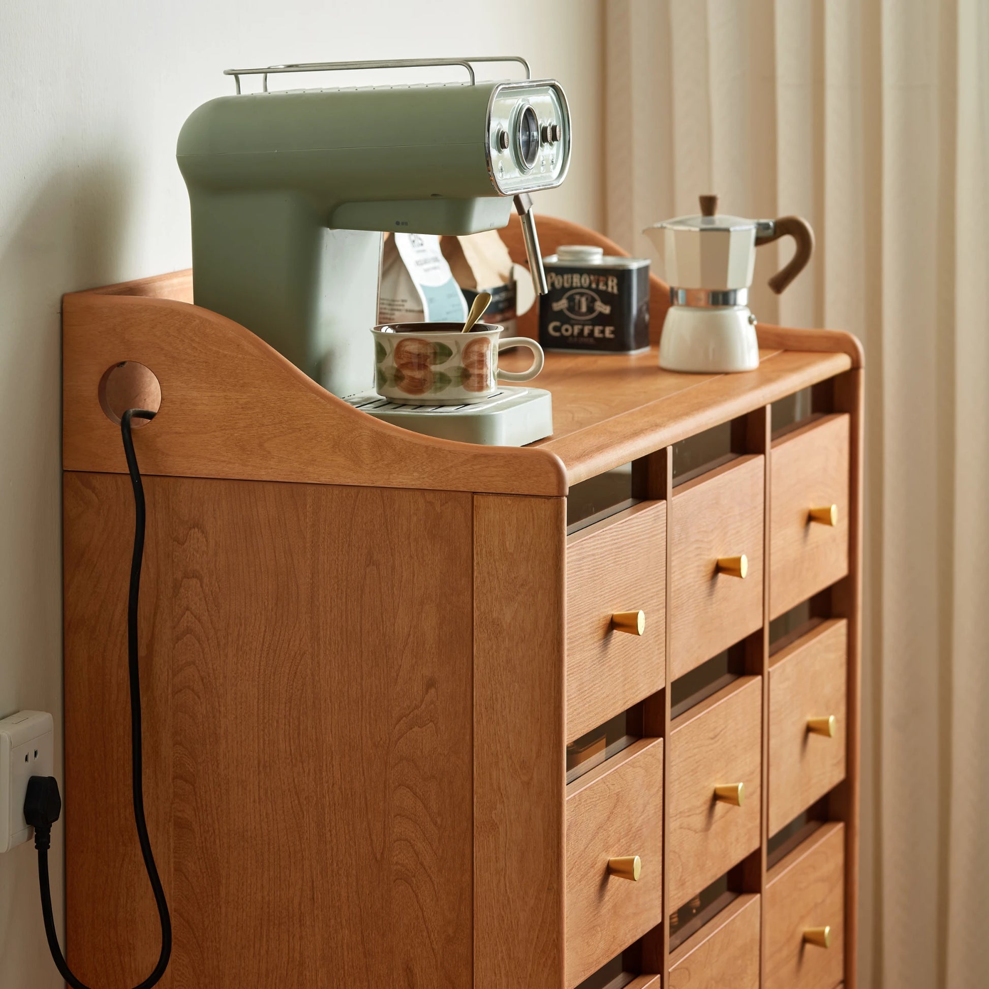 Linspire Railan Chest of 9 Drawers with Cabinets