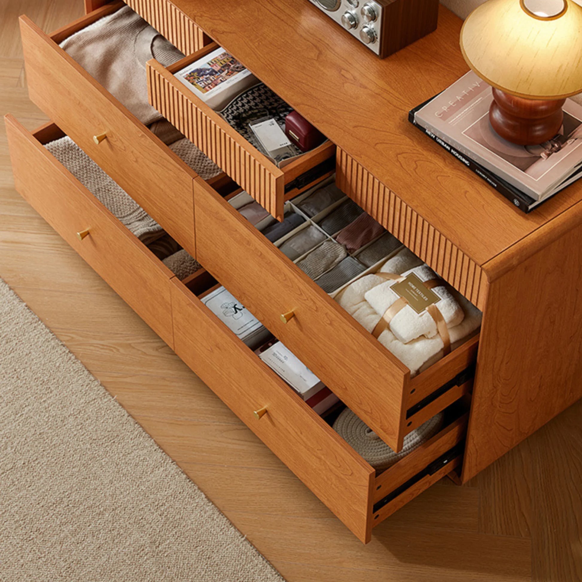 Linspire Railan Chest of 7 Drawers, Floor Standing