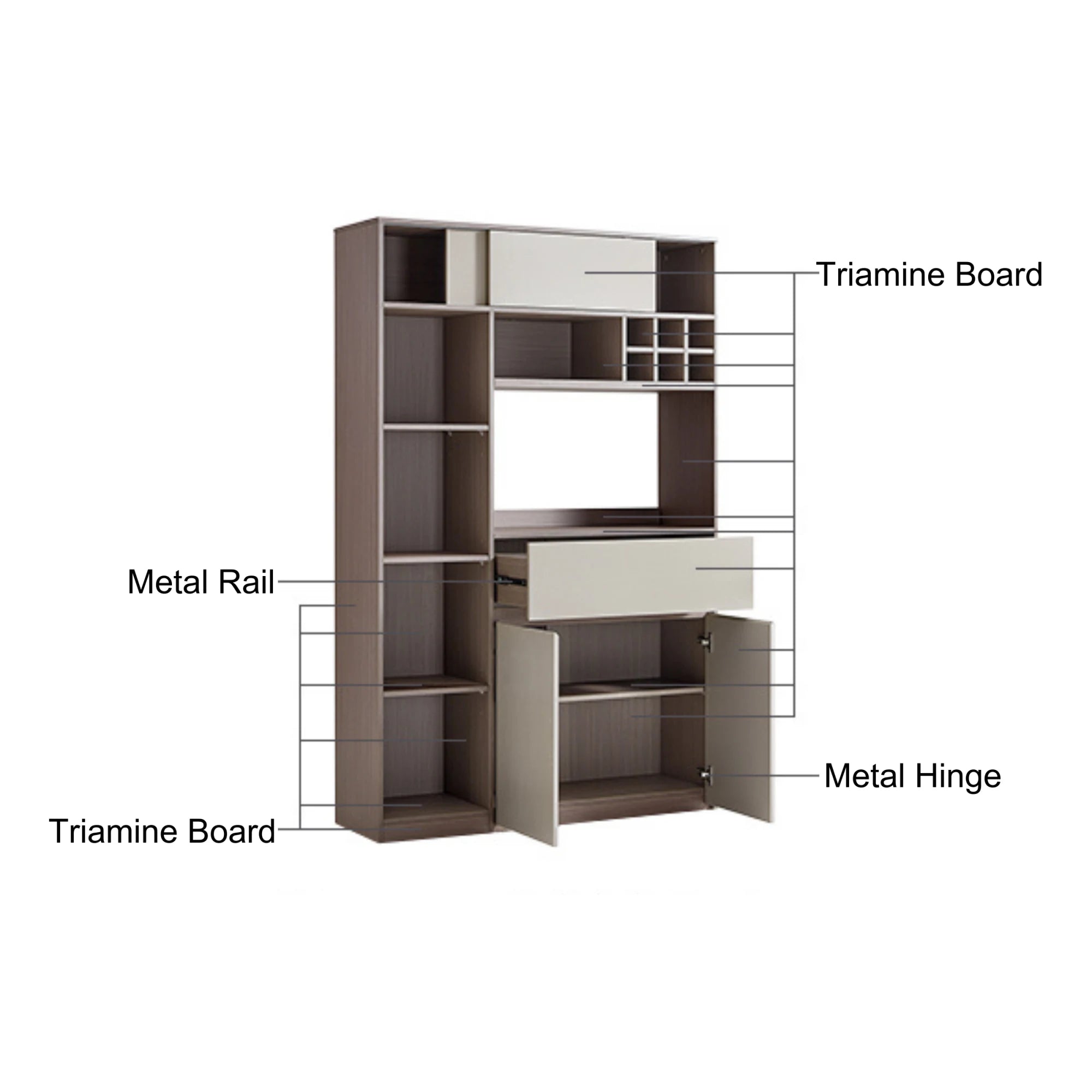 Linspire Rena Sideboard, W115cm