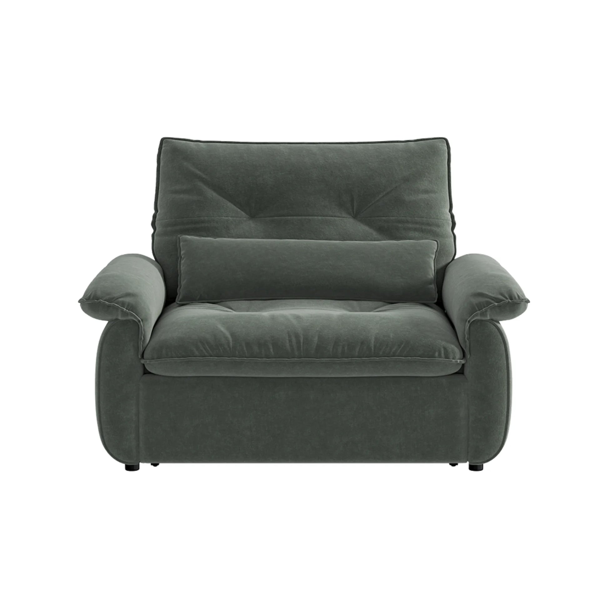 Linspire Rilla 1-Seater Sofa Bed, Pet-Friendly Fabric, Moss Green