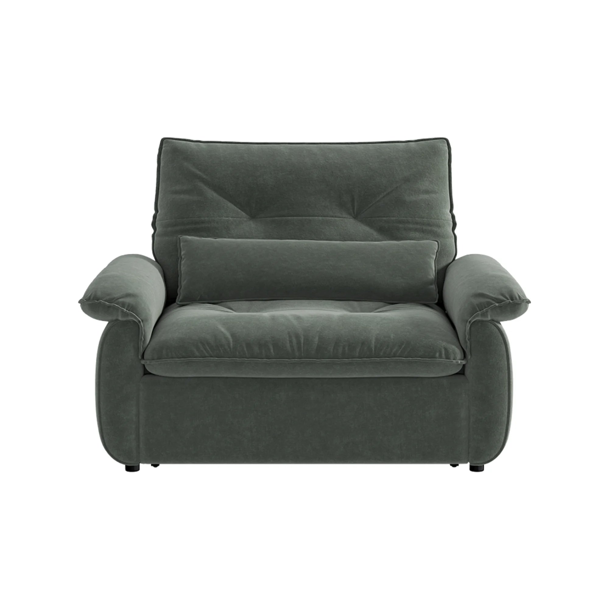 Linspire Rilla 1-Seater Sofa Bed, Pet-Friendly Fabric, Moss Green
