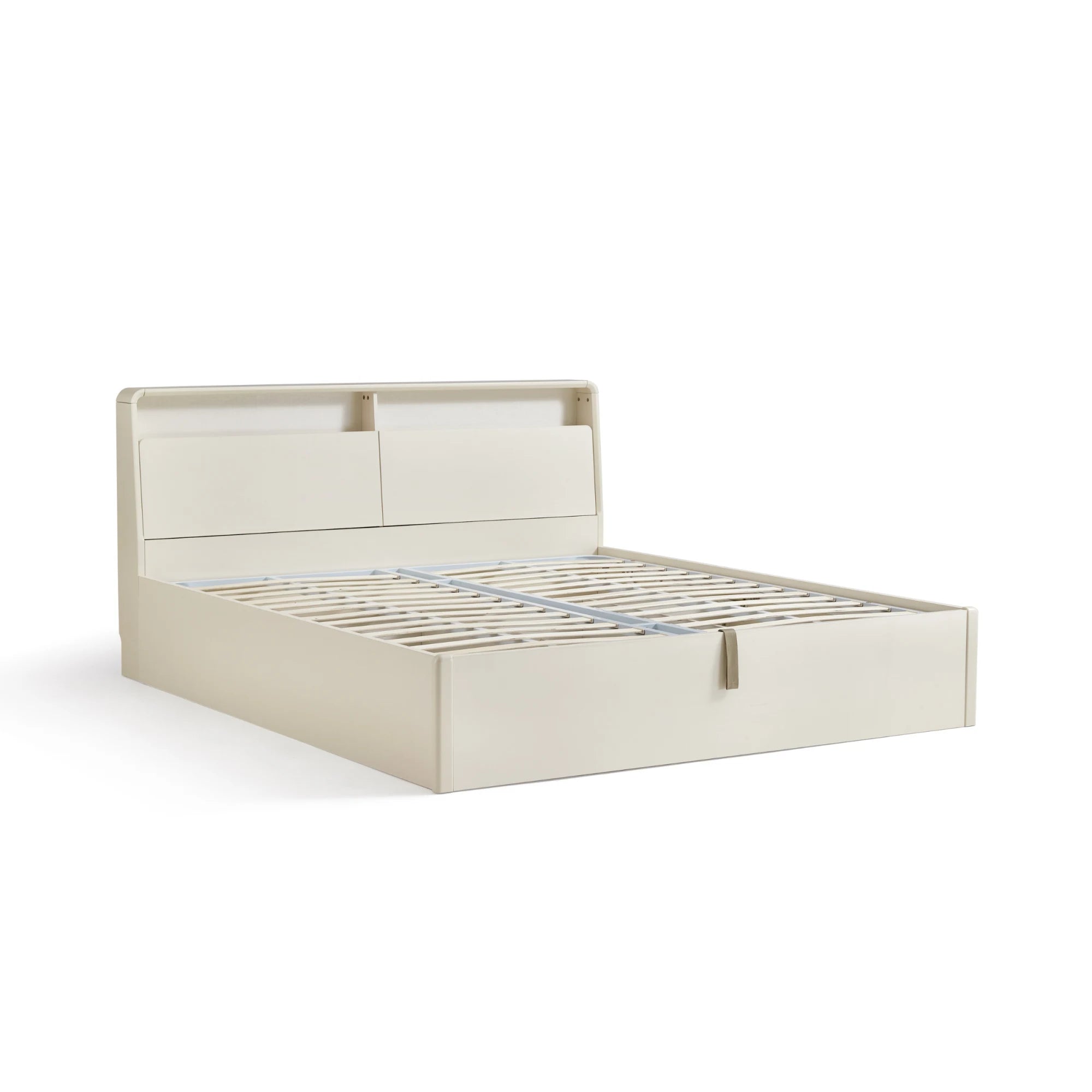 Linspire Aspire Bed Frame With Storage, Creamy White