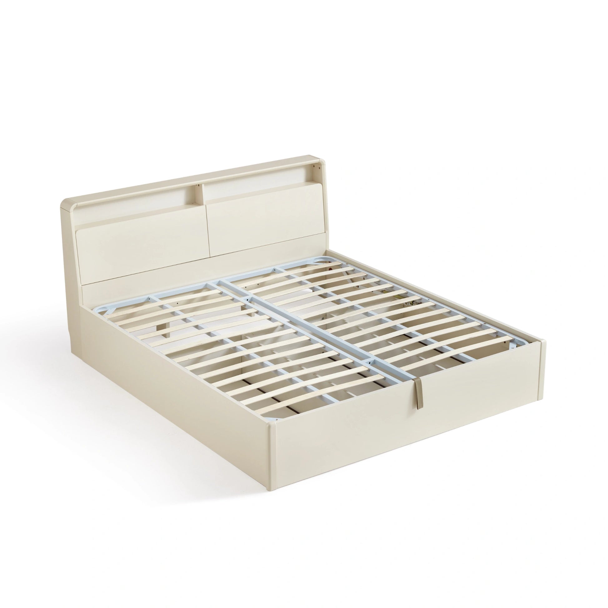 Linspire Aspire Bed Frame With Storage, Creamy White