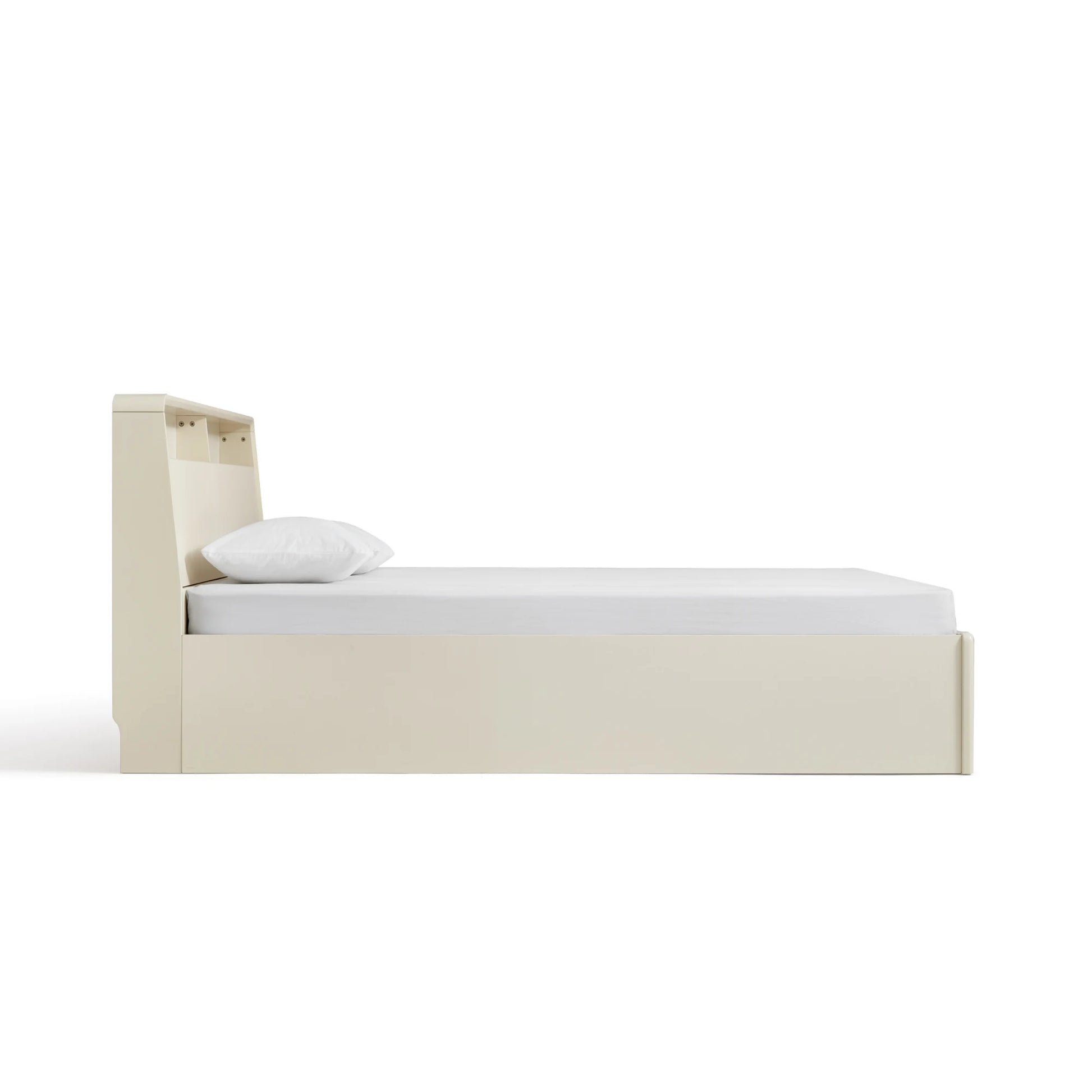 Linspire Aspire Bed Frame With Storage, Creamy White