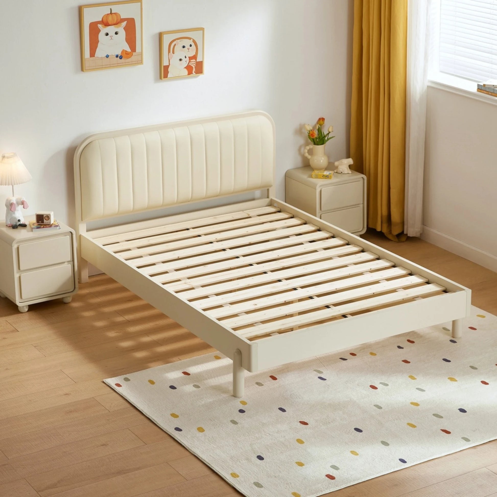 Linspire Sunny Kids Bed Frame, Global Double, White
