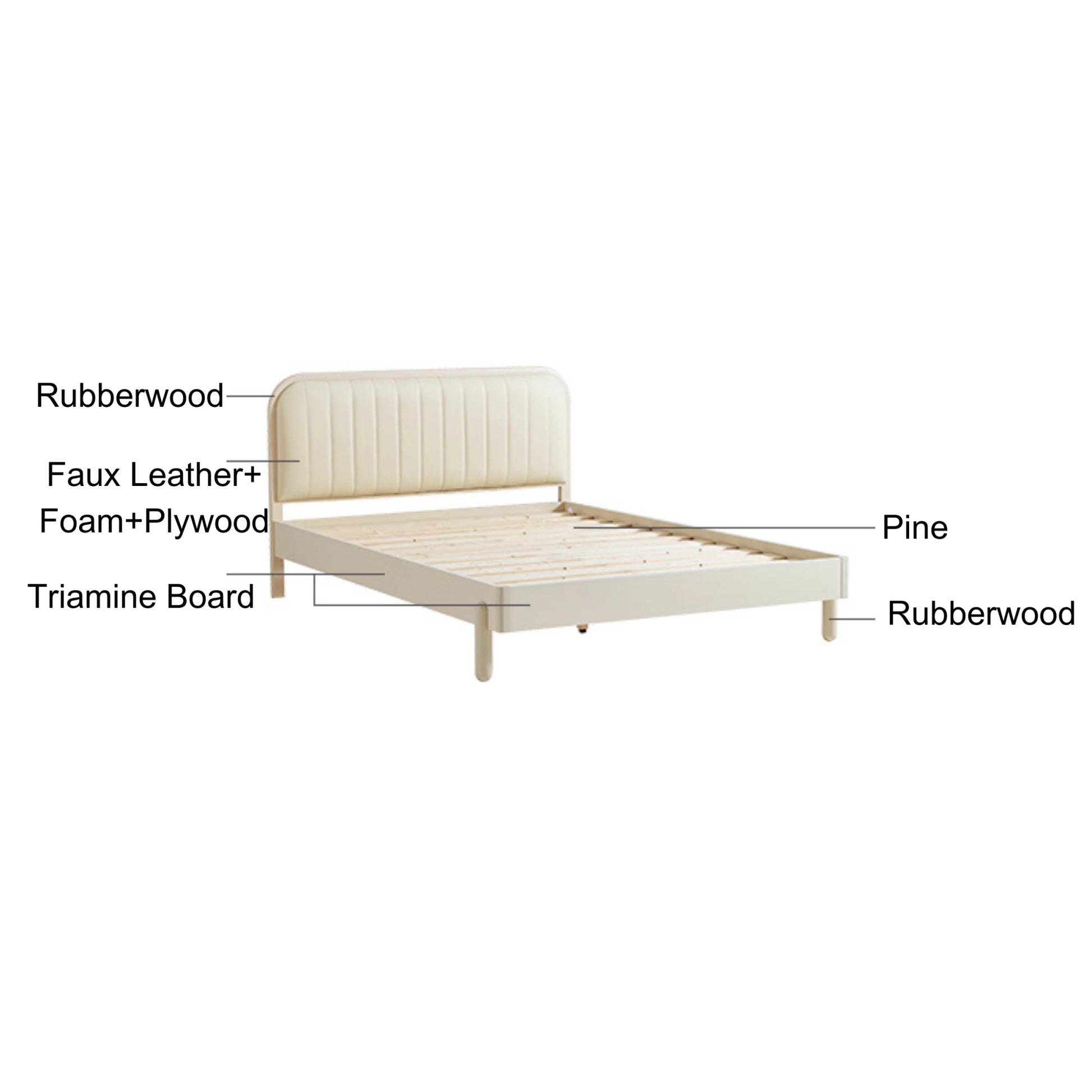 Linspire Sunny Kids Bed Frame, Global Double, White