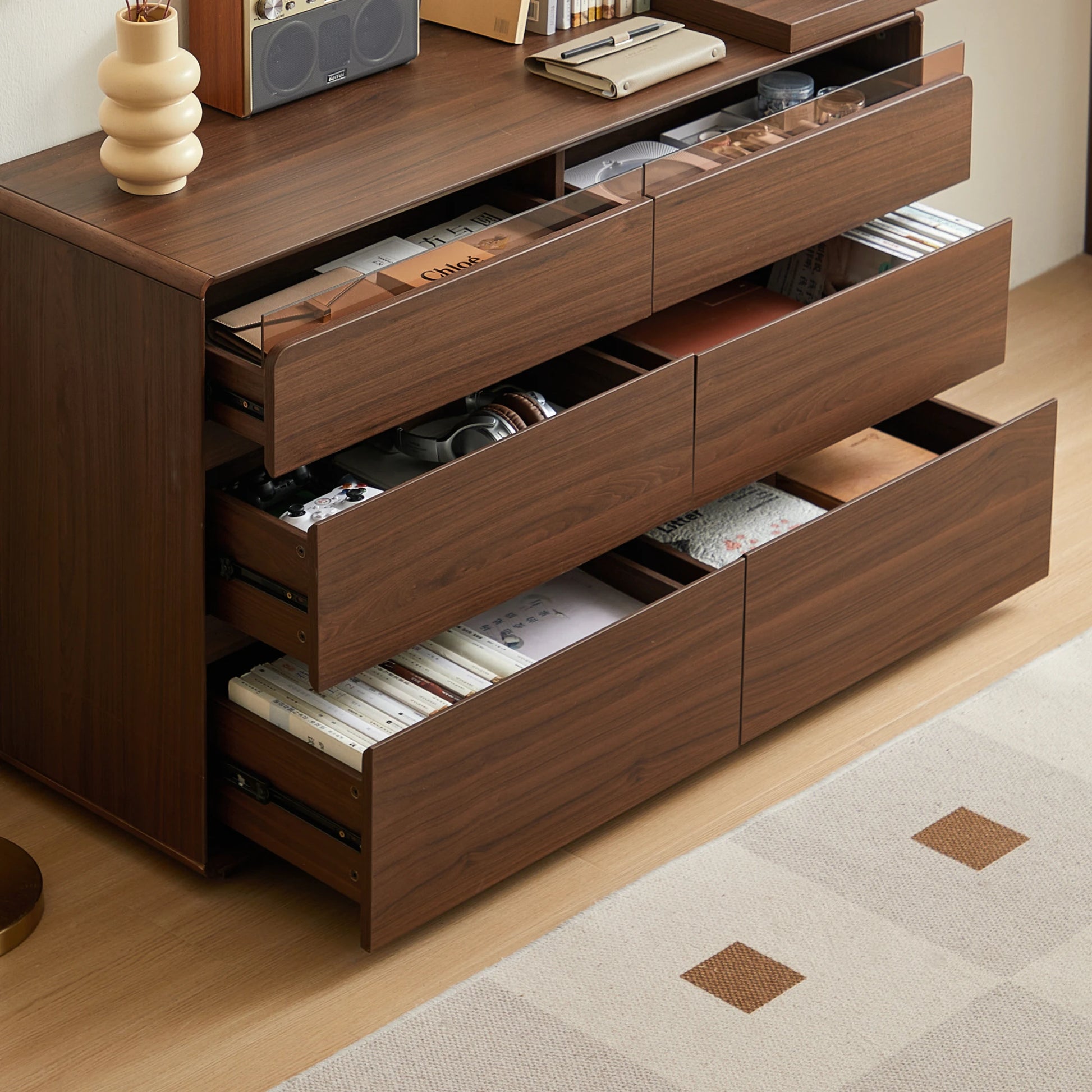 Linspire Ursula Chest of 6 Drawers, Floor Standing