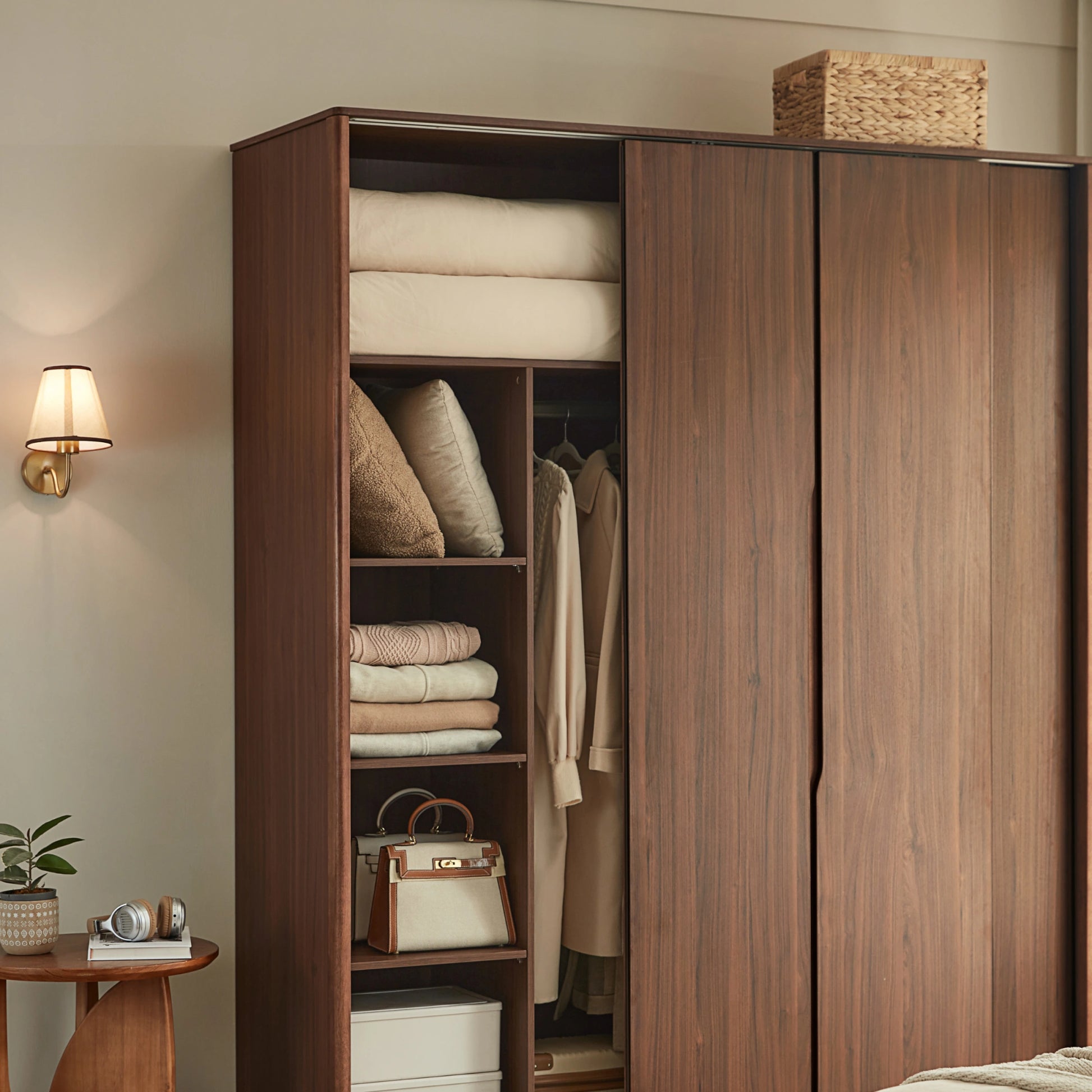 Linspire Ursula Sliding-Door Wardrobe,160cm