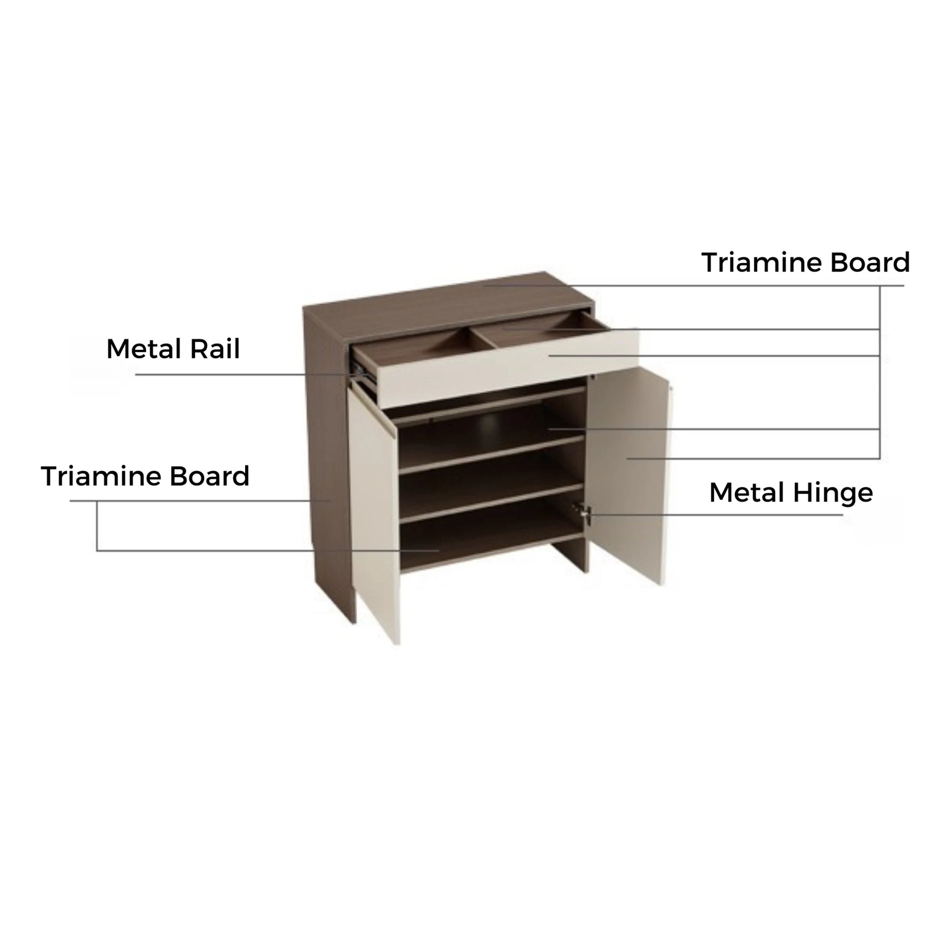 Linspire Vanko Shoe Cabinet, W80cm