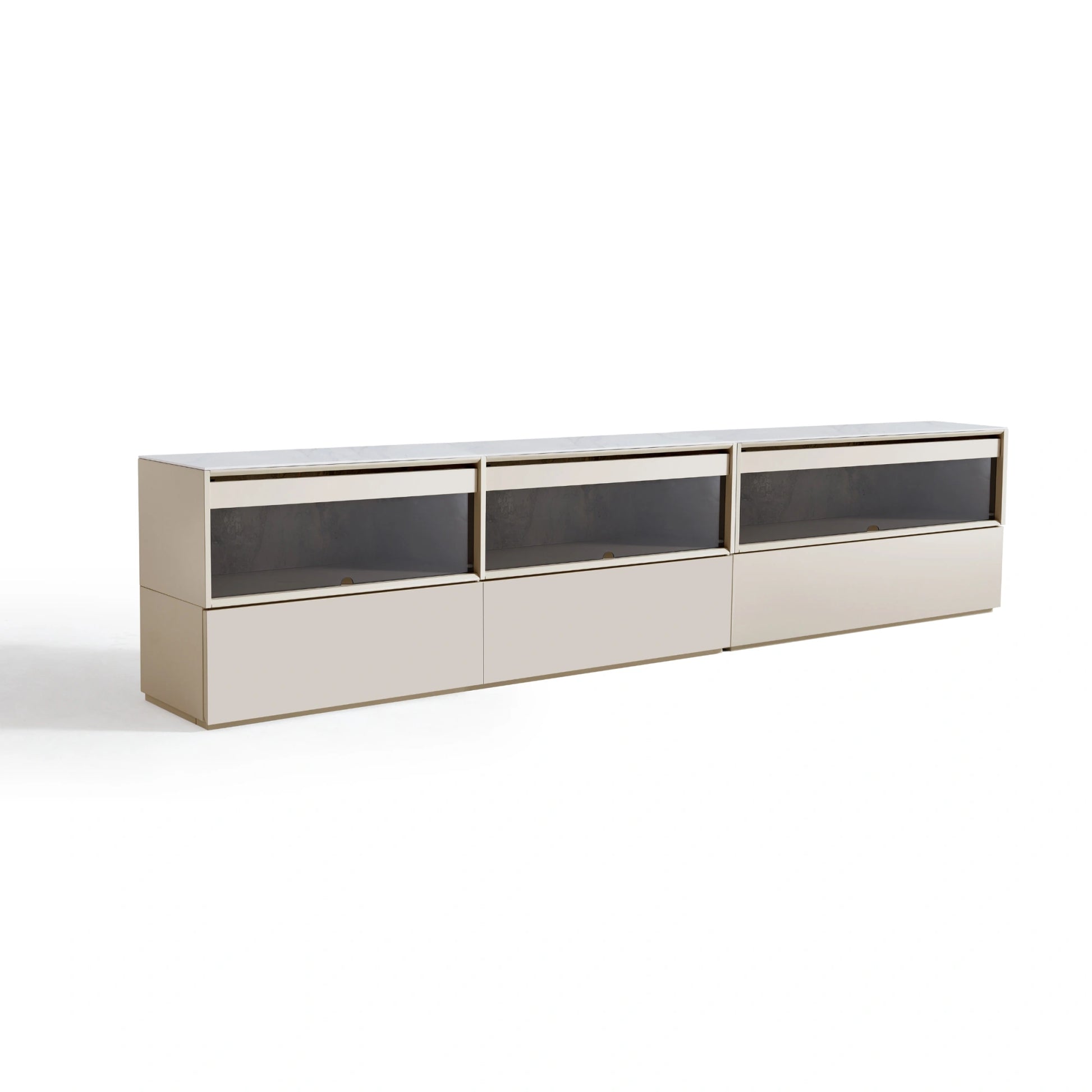 Linspire Vanko Entertainment Unit with Sintered Stone Table Top