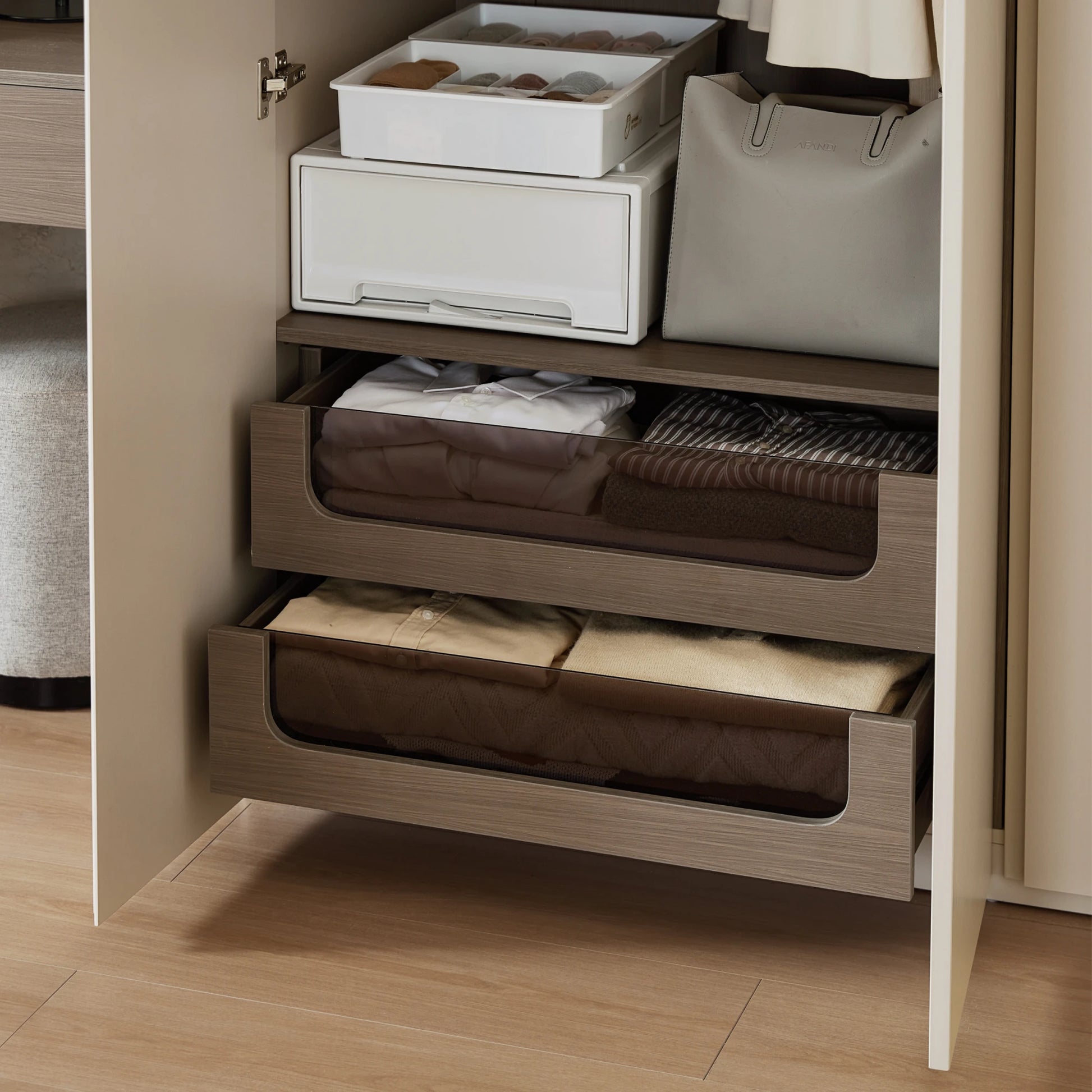 Linspire Vanko 3-Door Wardrobe with Drawers