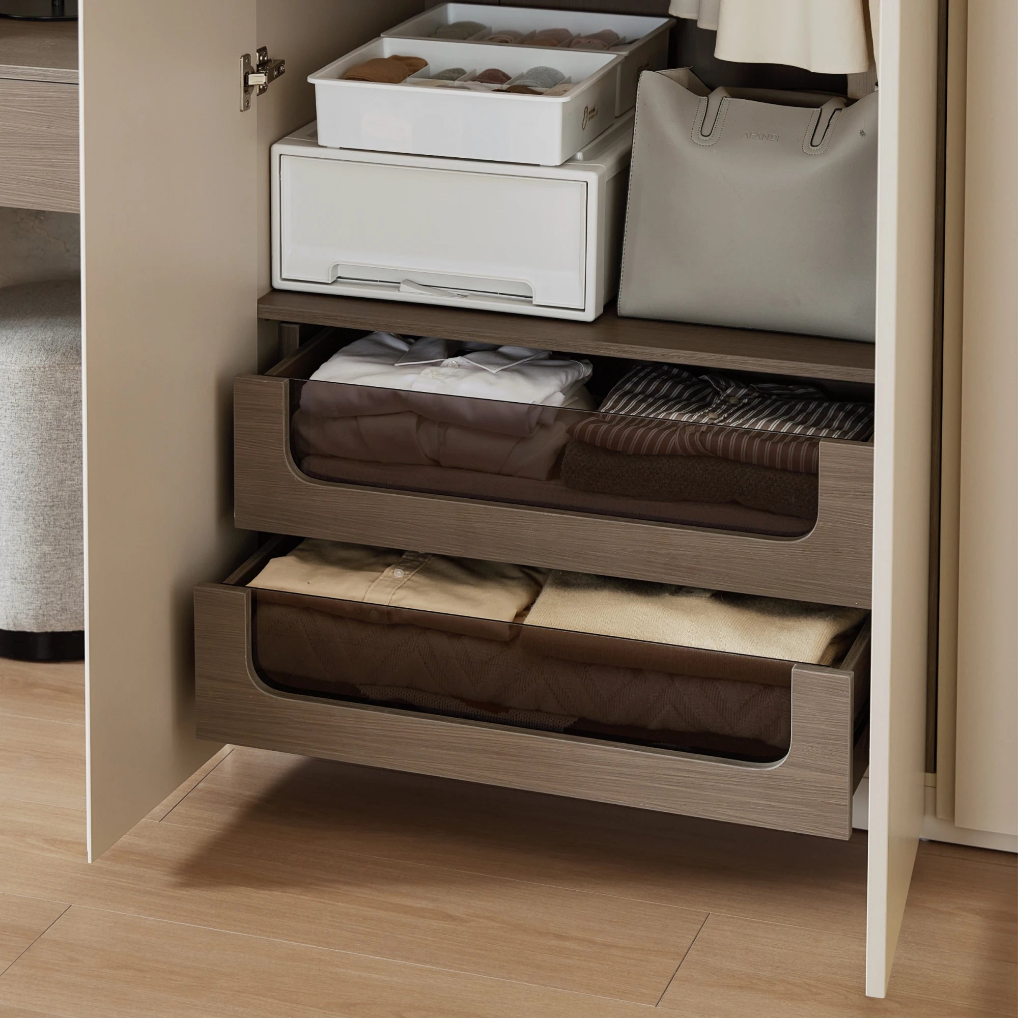 Linspire Vanko 3-Door Wardrobe with Drawers