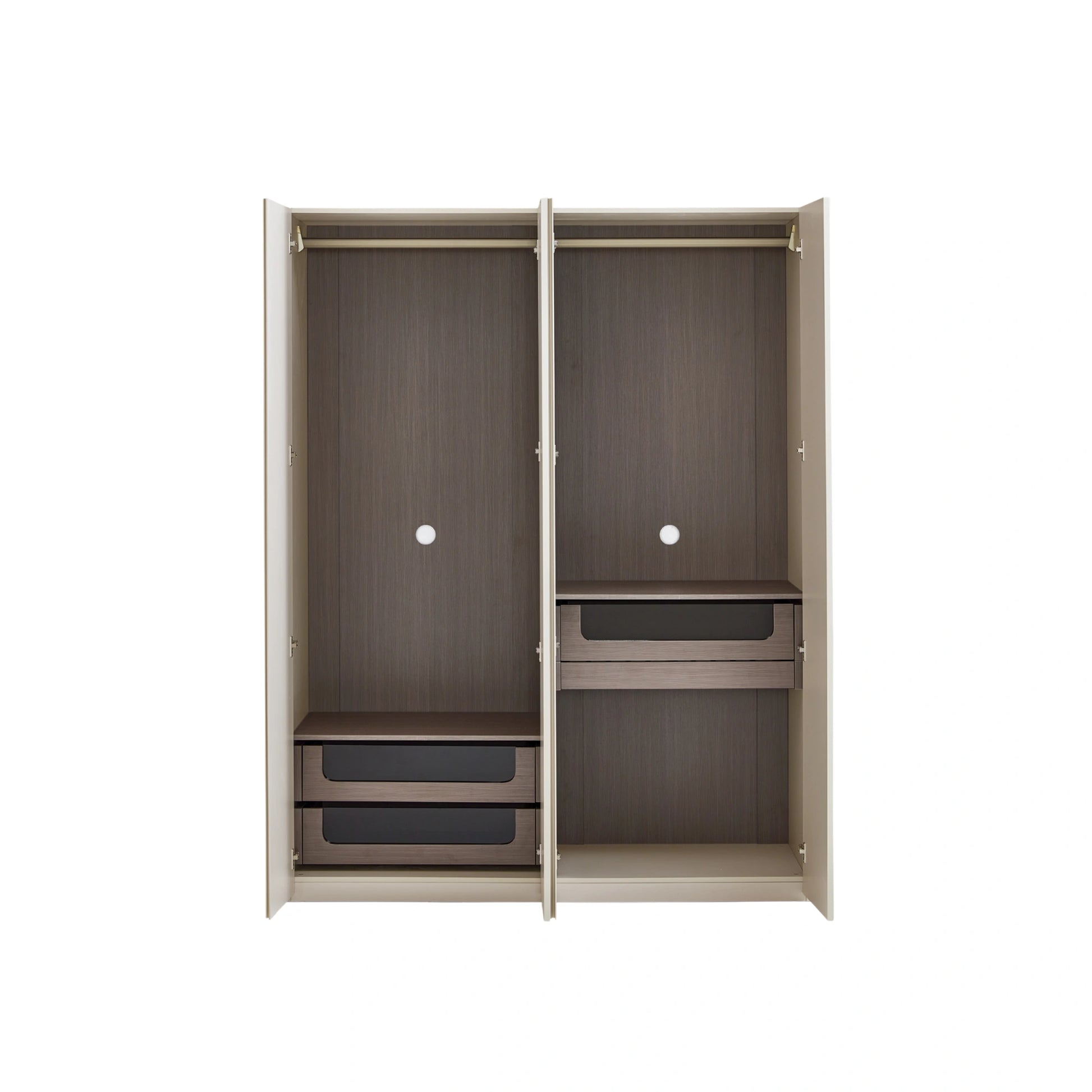 Linspire Vanko 4-Door Wardrobe with Drawers