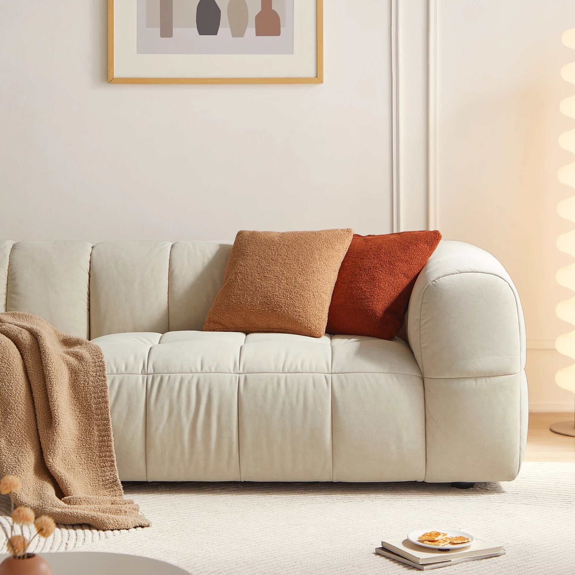 Linspire Yeliz Leathaire 3-Seater Sofa