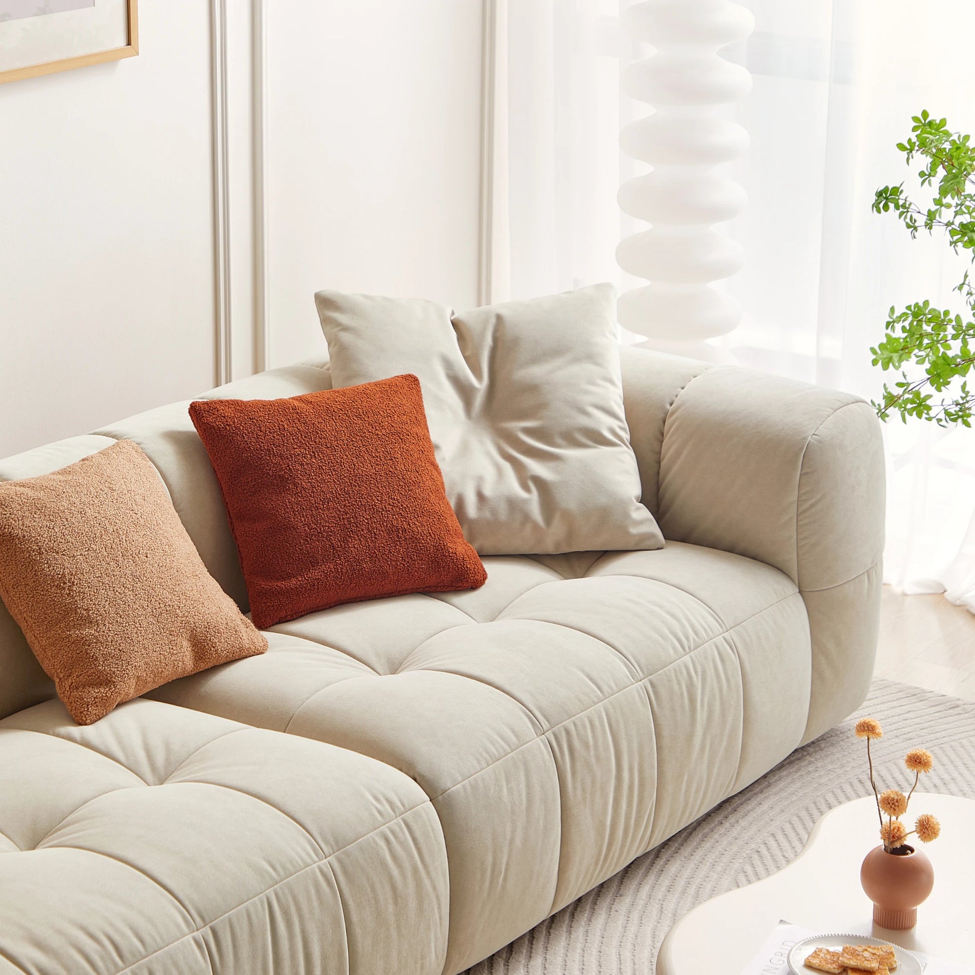 Linspire Yeliz Leathaire 3-Seater Sofa