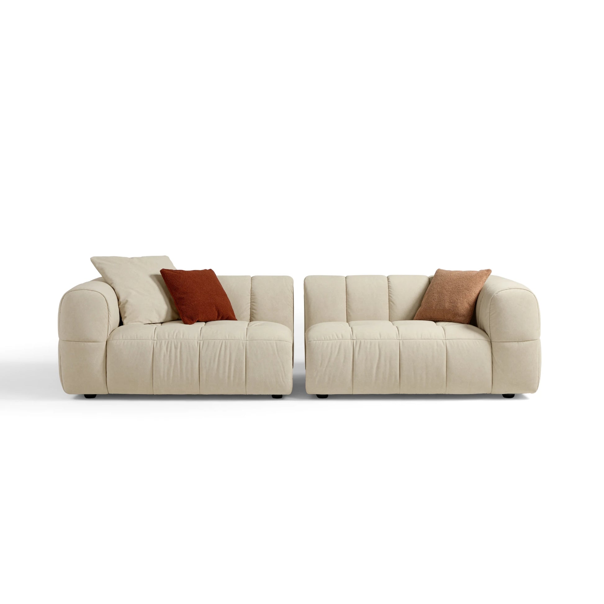 Linspire Yeliz Leathaire 4-Seater Sofa