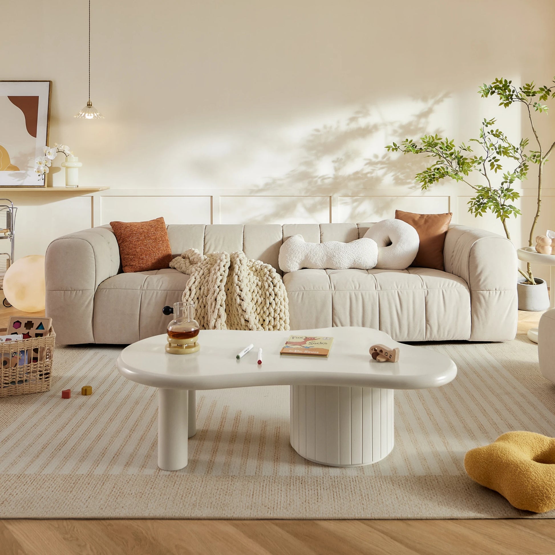 Linspire Yeliz Leathaire 4-Seater Sofa