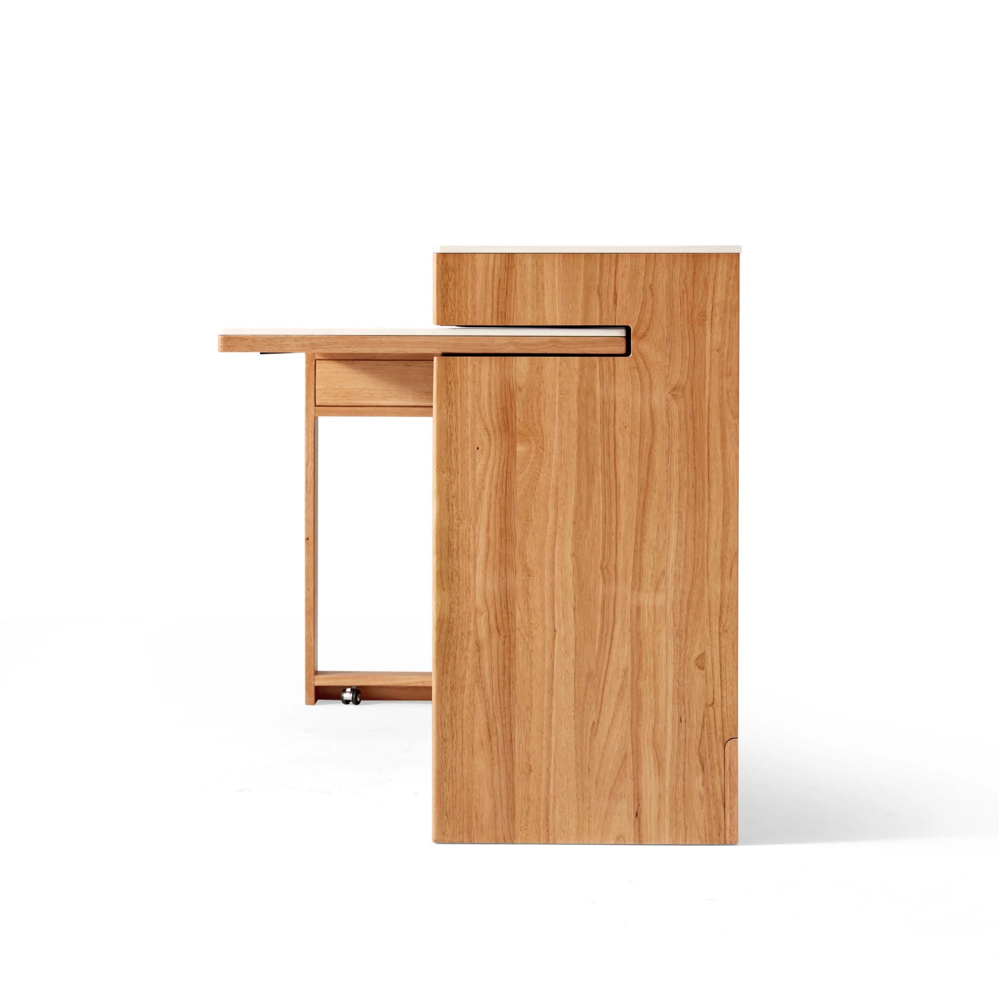 Linspire Yumi Extendable Solid Wood Sideboard with Sintered Stone Top
