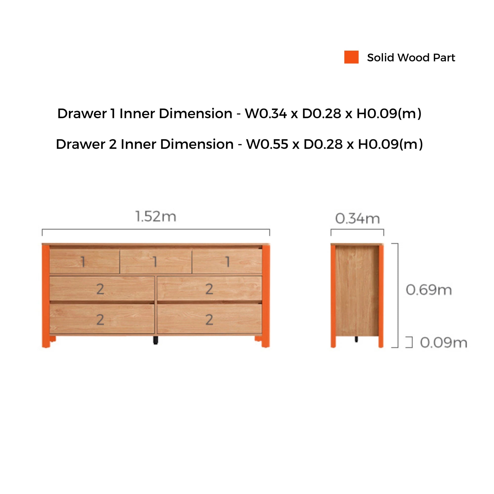 Linspire Yumi Entertainment Unit, W150cm