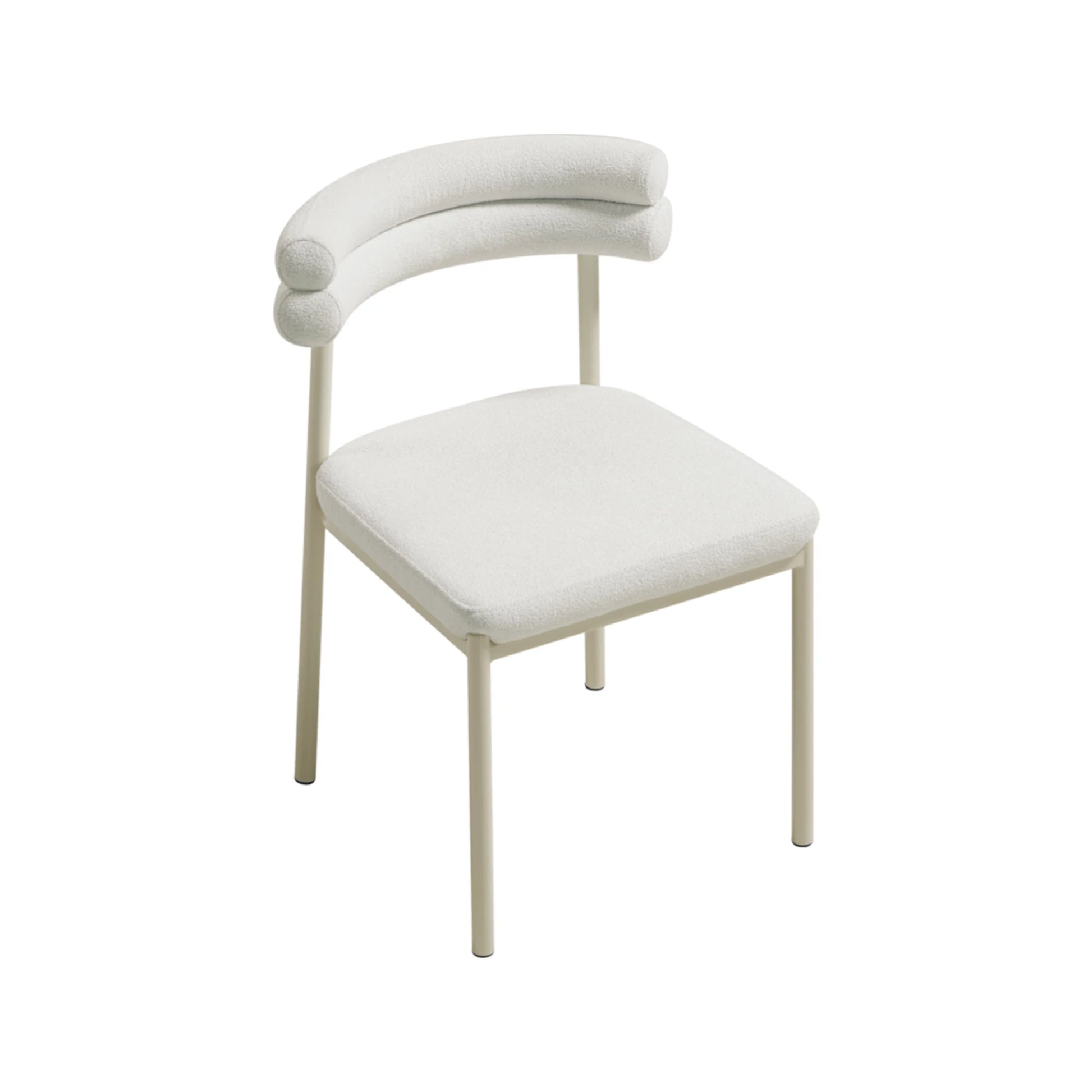 Linspire Flova Dining Table Set, 140cm, Off-White & Creamy White