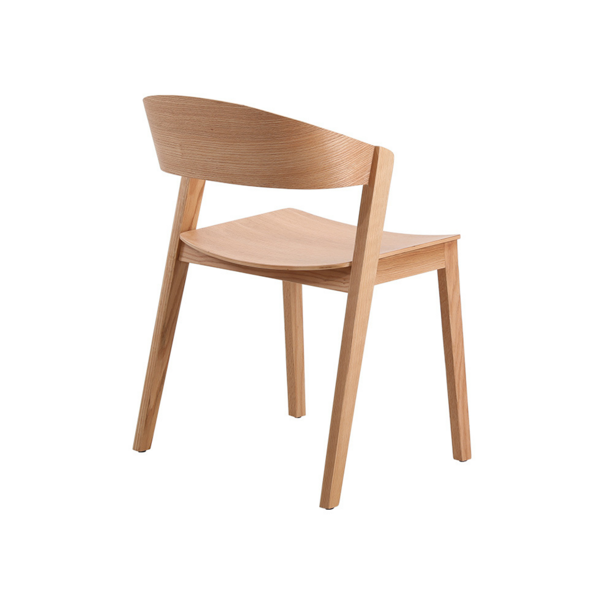 MODE Bowa Solid Wood Armless Dining Chair, Set of 4