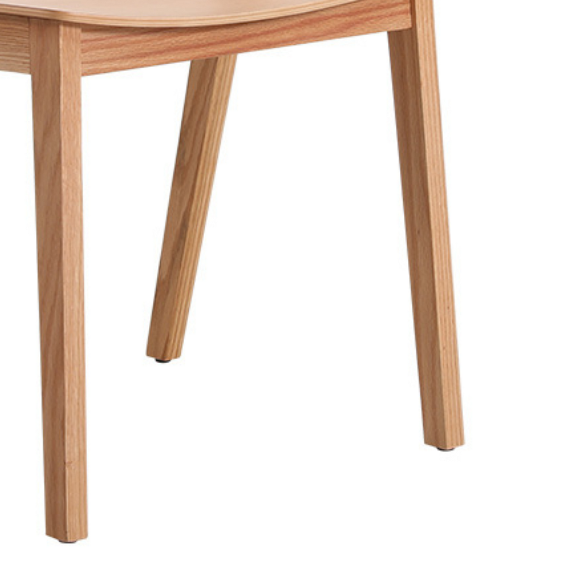 MODE Bowa Solid Wood Armless Dining Chair, Set of 4