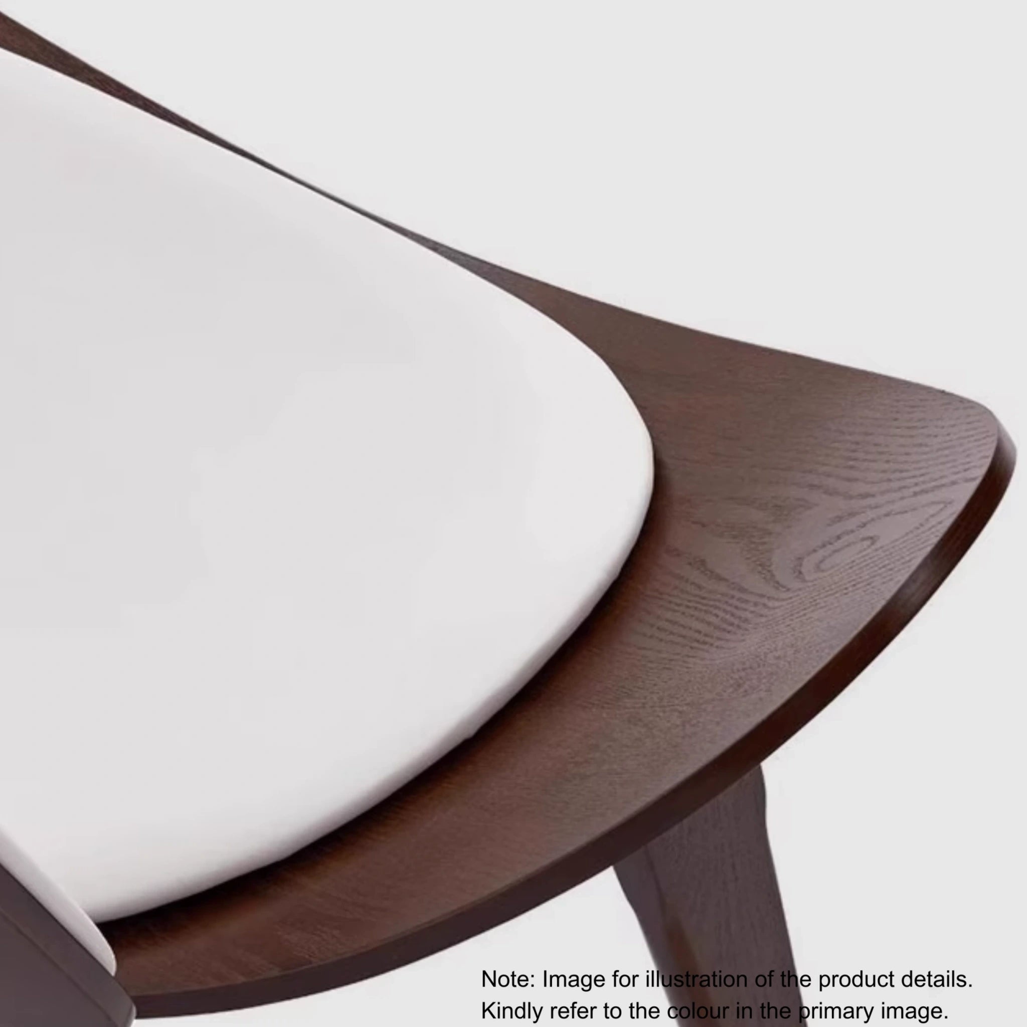 MODE Hans Wegner Shell Chair CH07 Replica, Dark wood & Black
