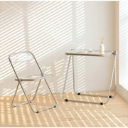 MODE Larkin Acrylic Folding Dining Chair, Transparent