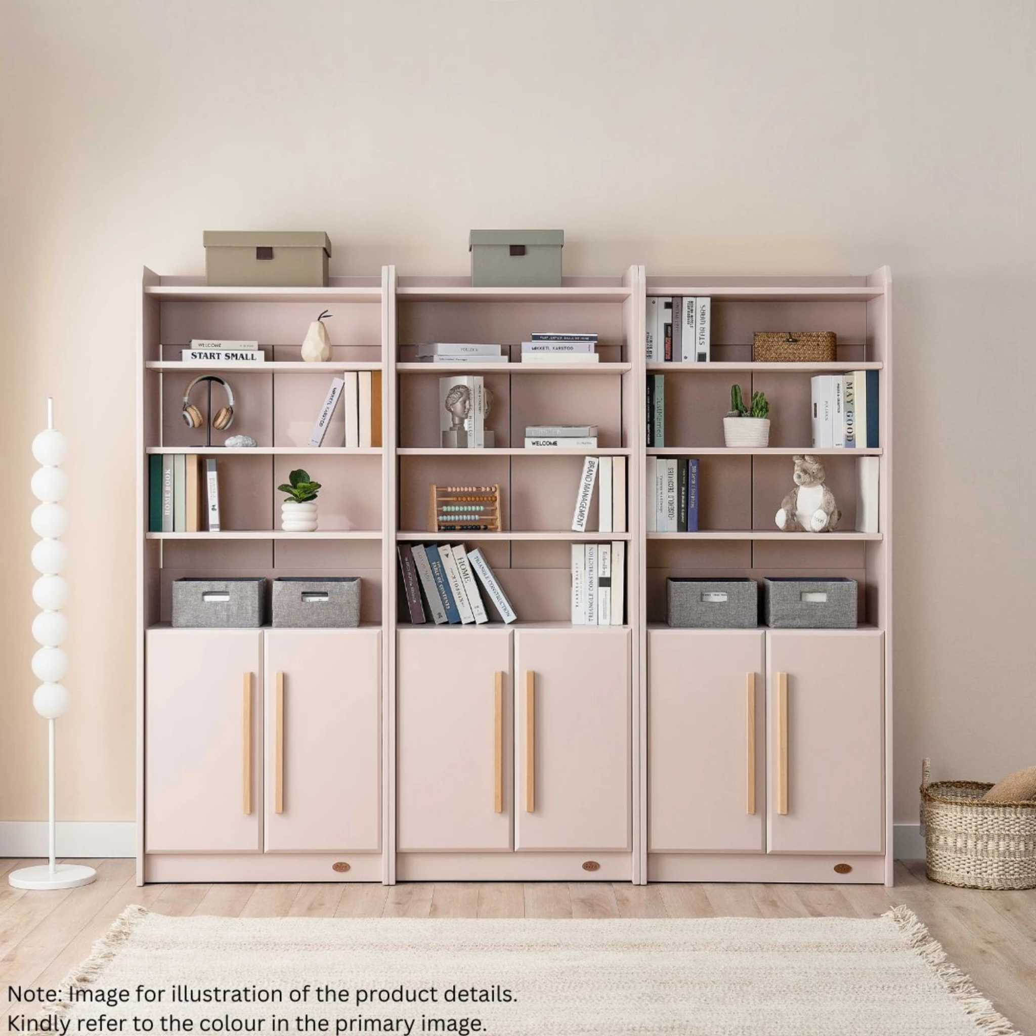 Boori Casa Kids Storage Bookcase, Barley White