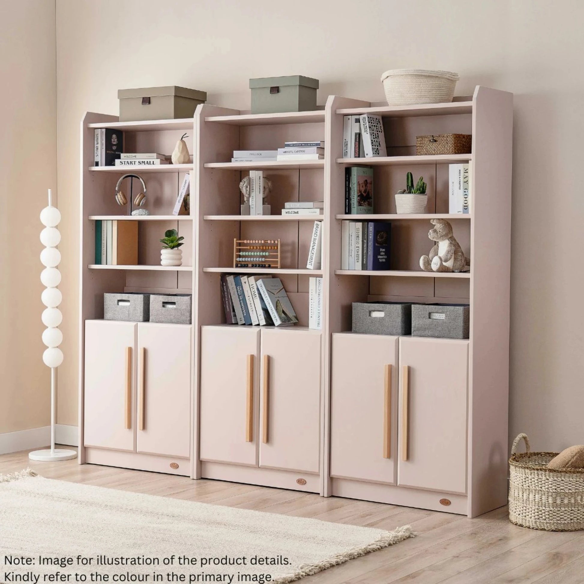 Boori Casa Kids Storage Bookcase, Barley White