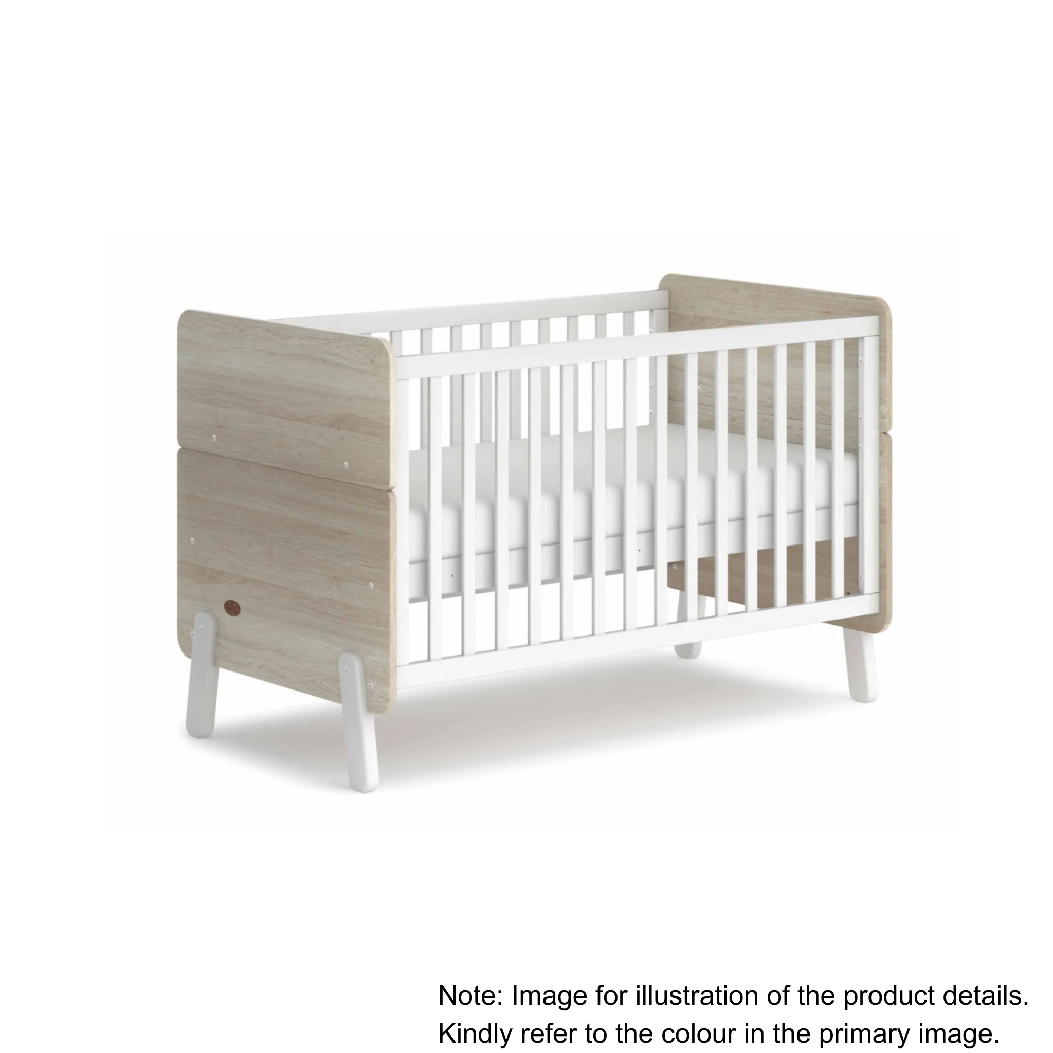 Boori Natty Baby Cot, Barley White