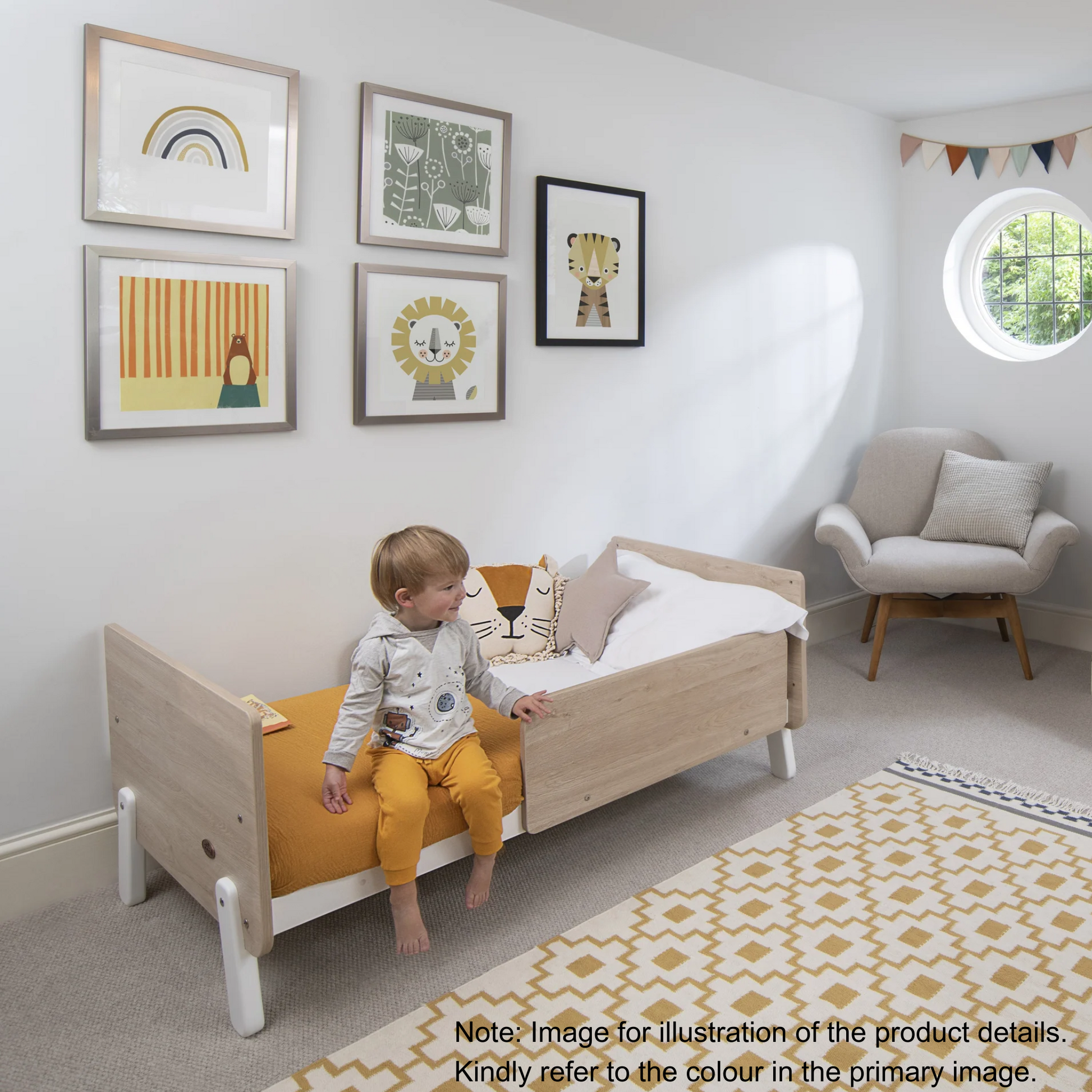 Boori Natty Baby Cot, Barley White