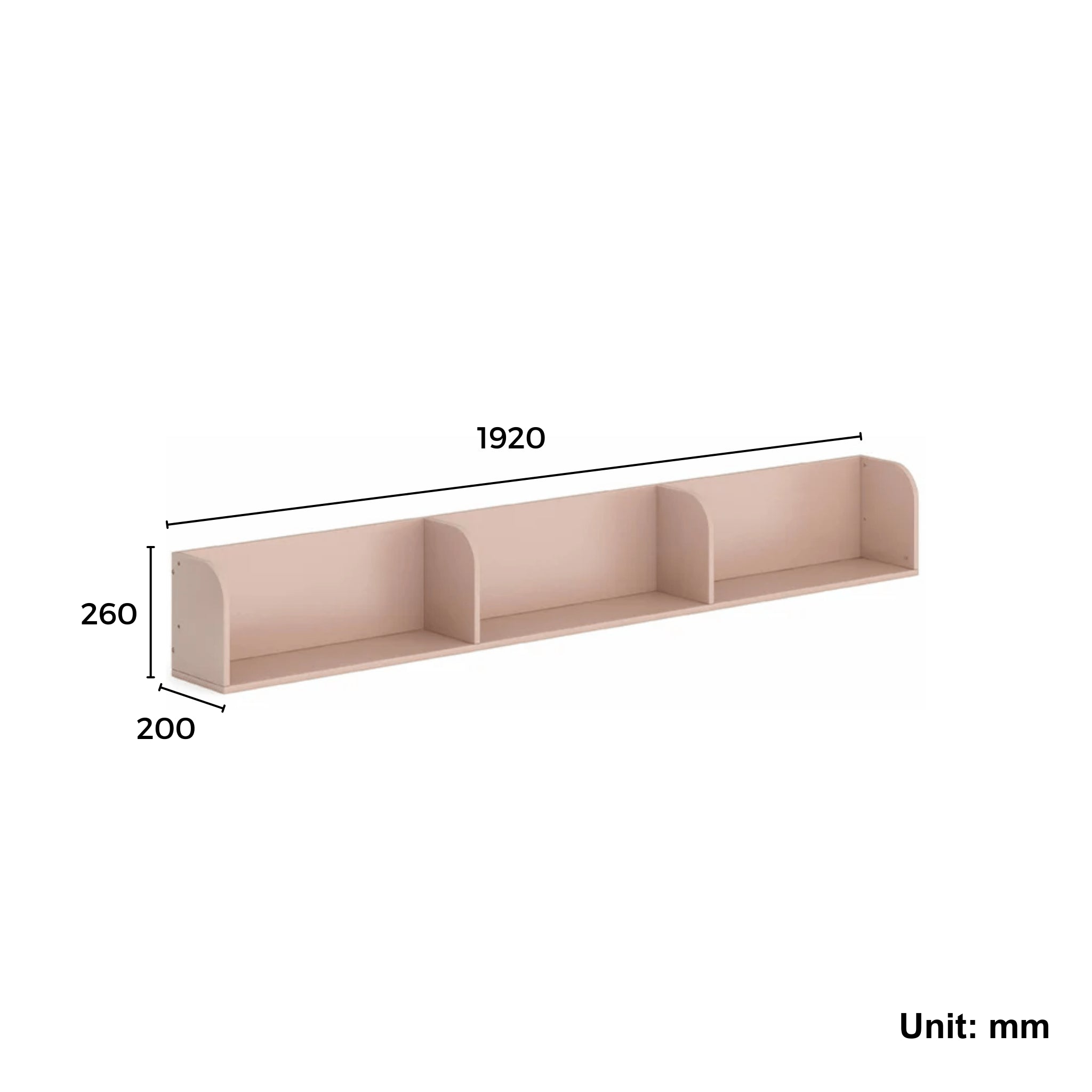 Boori Natty Bookshelf, Cherry