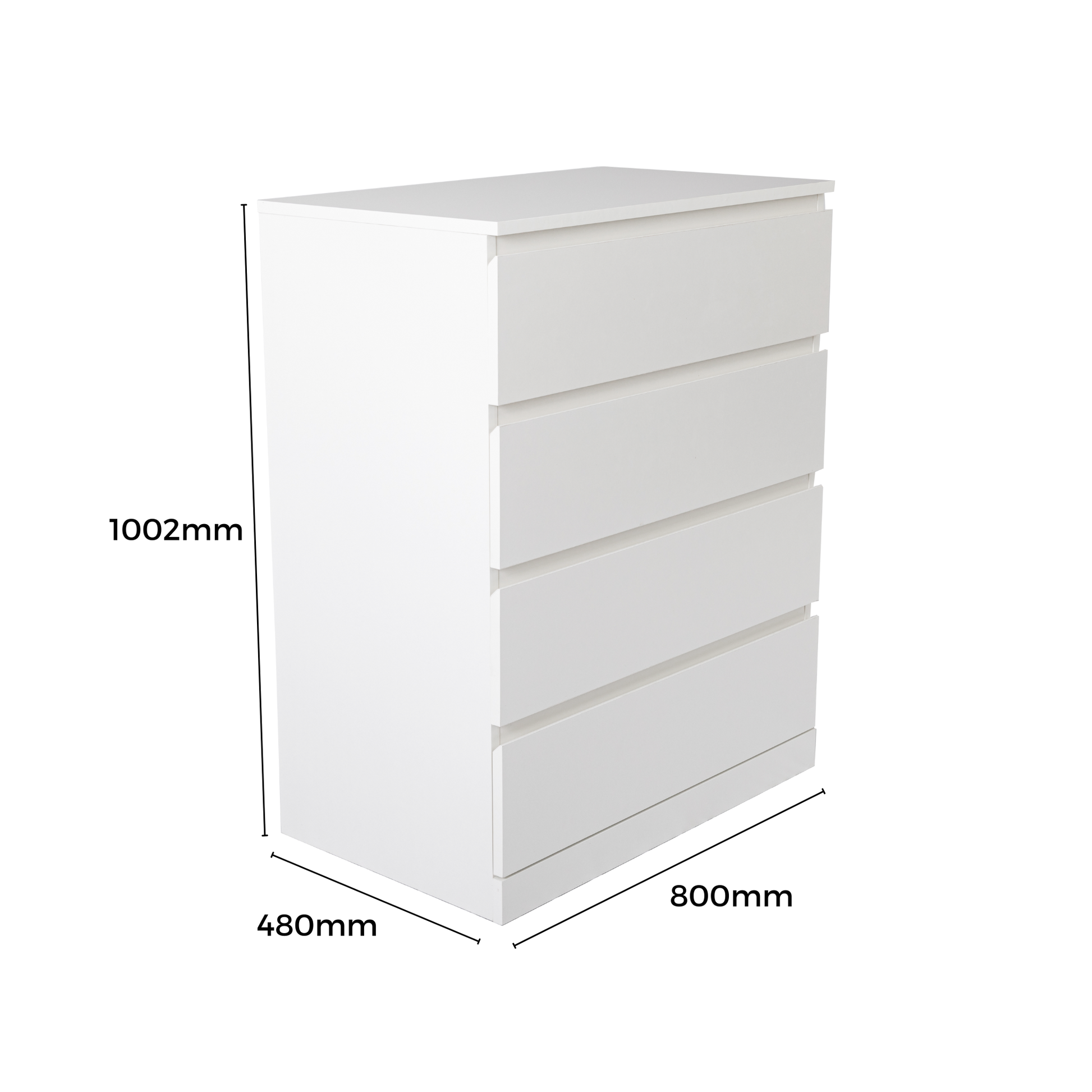 Loft Ensio Chest of 4 drawers, Off-White