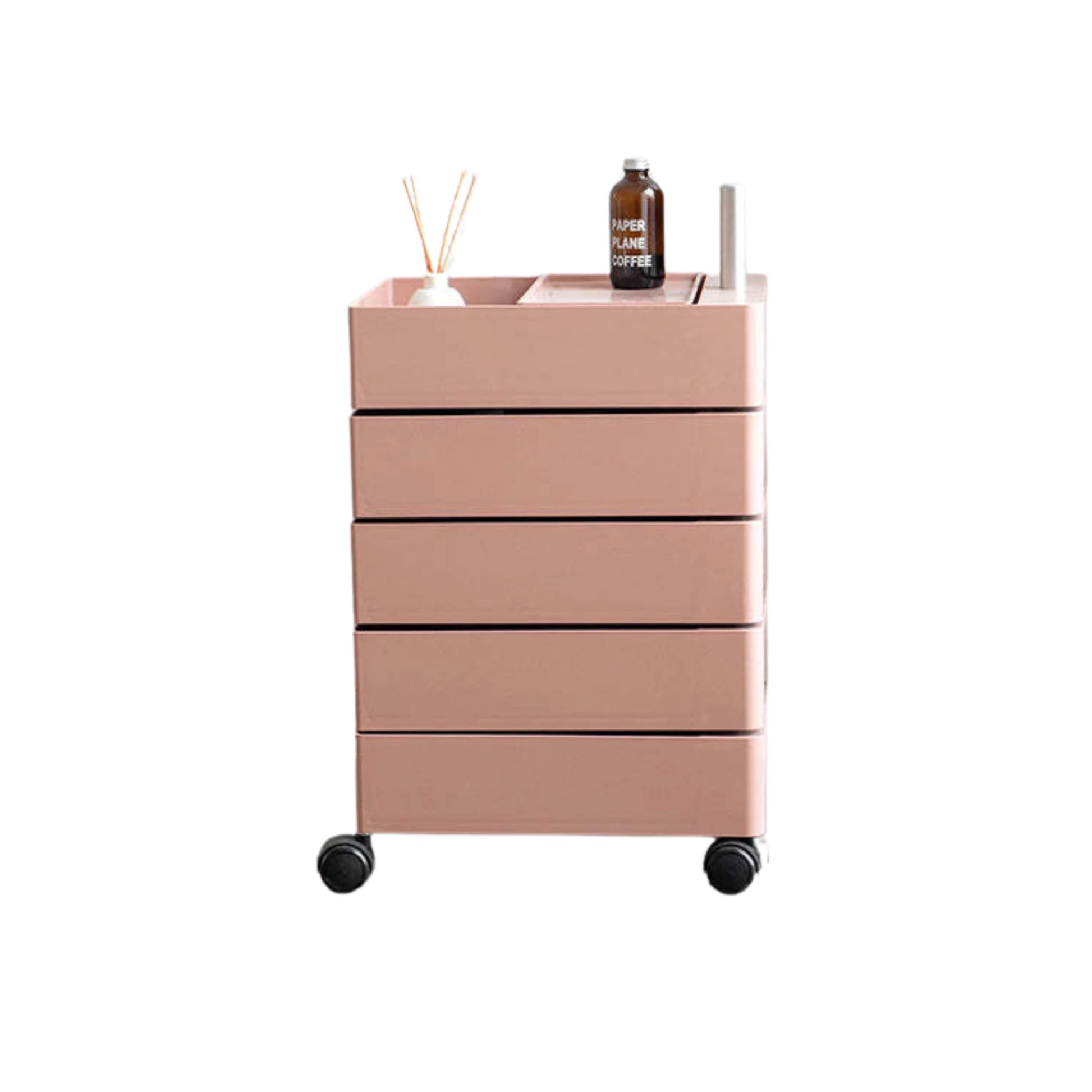 MODE Rosa Rotatable Trolley Cart, Pink