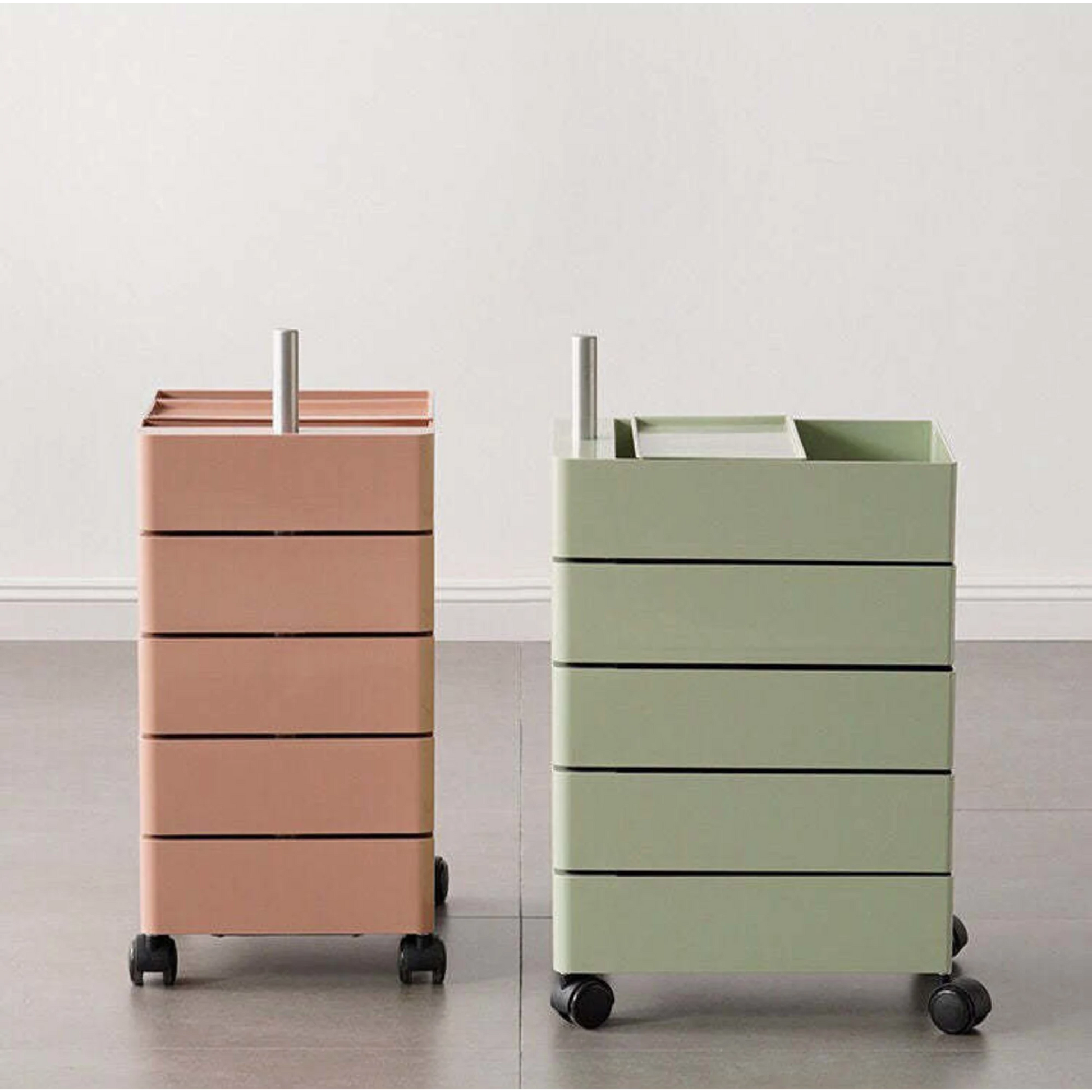 MODE Rosa Rotatable Trolley Cart, Pink